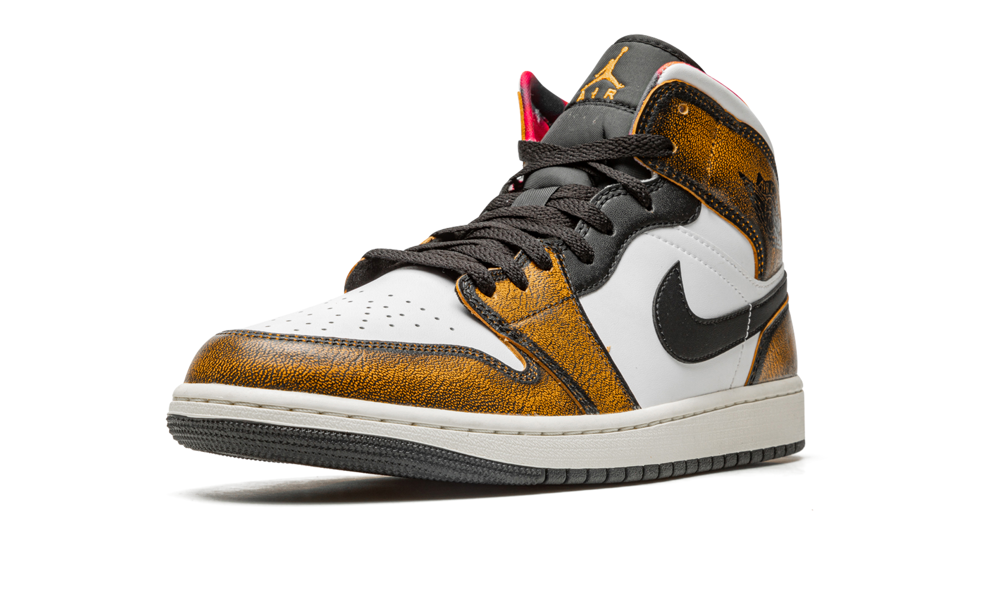 Air Jordan 1 Mid Se "orange Wear Away" - 4