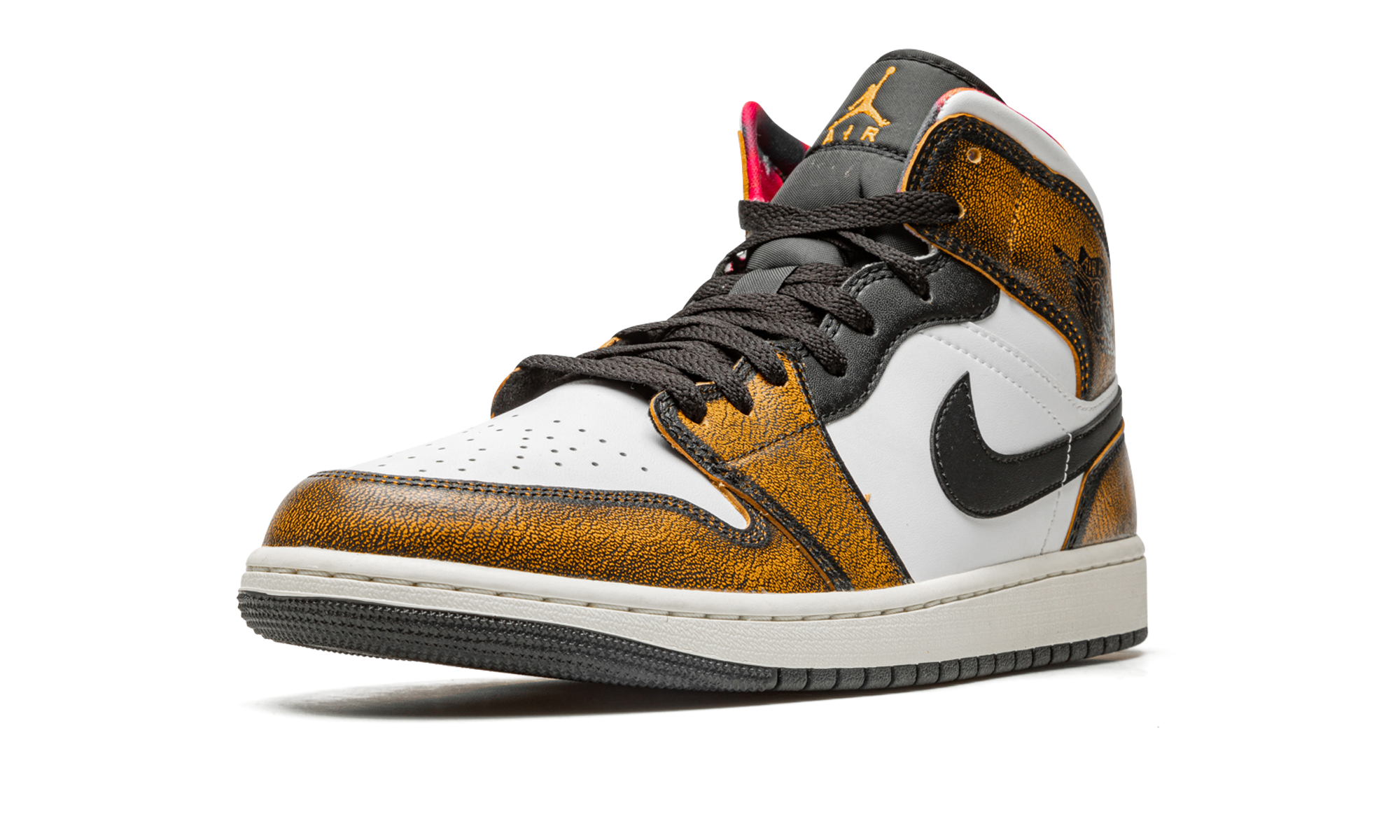 Air Jordan 1 Mid Se "orange Wear Away" - 4