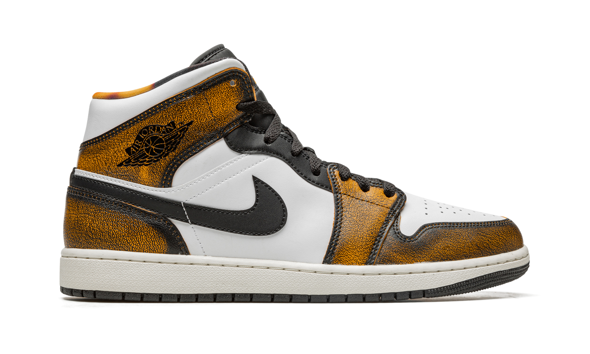 Air Jordan 1 Mid Se "orange Wear Away" - 6