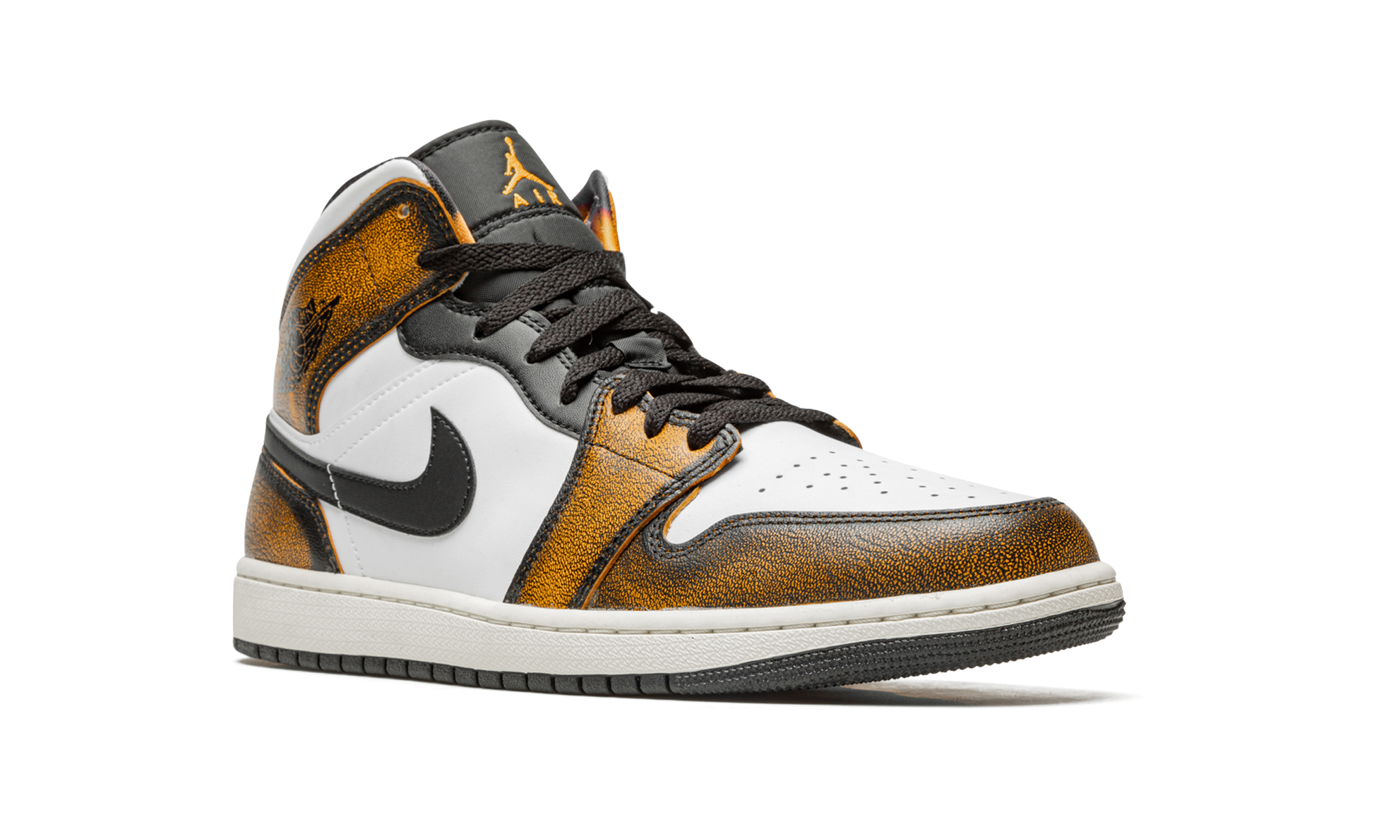 Air Jordan 1 Mid Se "orange Wear Away" - 7