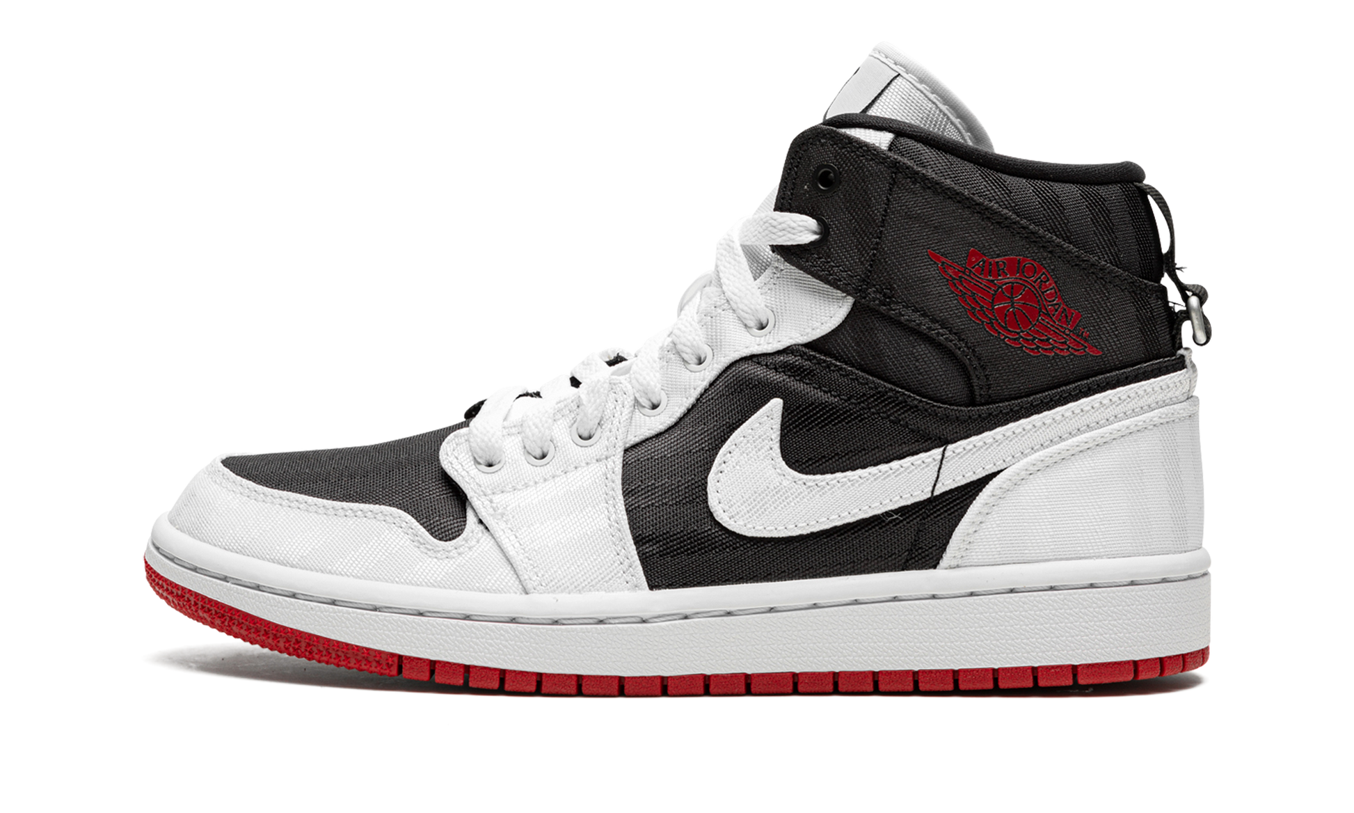 Air Jordan 1 Mid Se Utl Wmns "white / Black / Gym Red" - 1