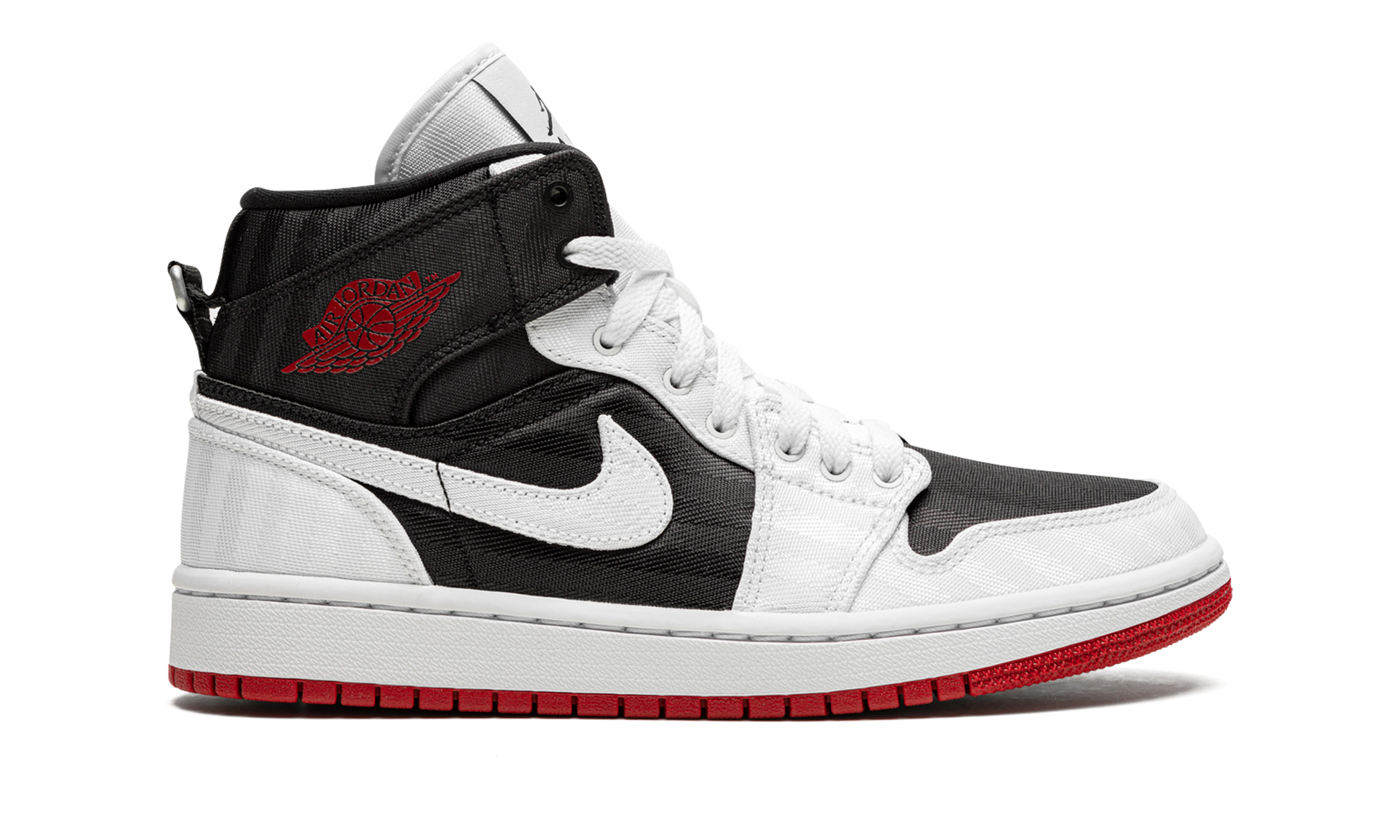 Air Jordan 1 Mid Se Utl Wmns "white / Black / Gym Red" - 6