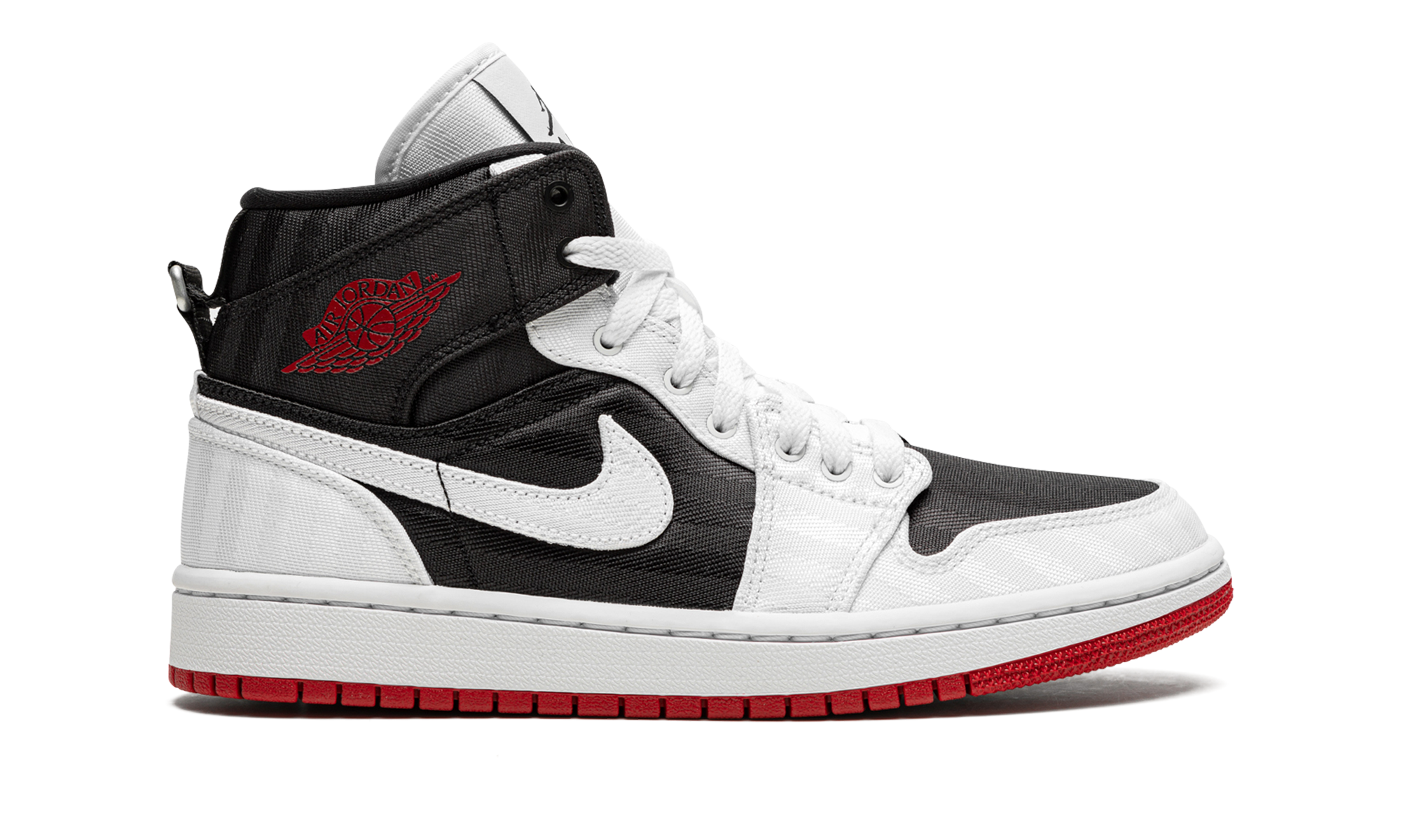 Air Jordan 1 Mid Se Utl Wmns "white / Black / Gym Red" - 6