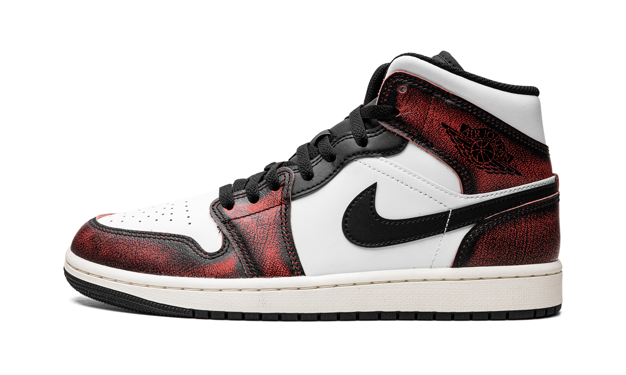 Air Jordan 1 Mid Se "wear-away - Infrared" - 1