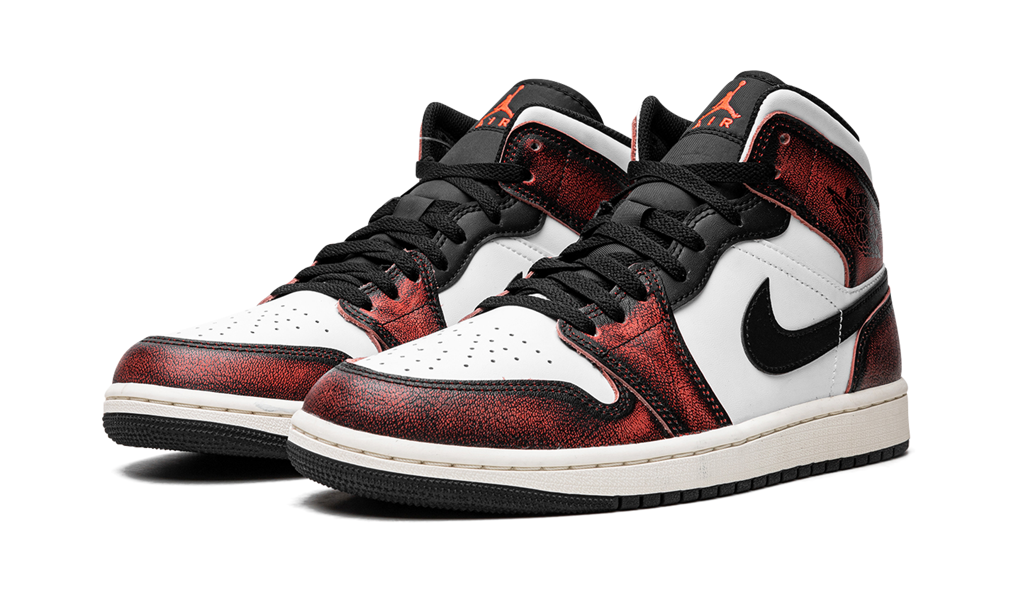 Air Jordan 1 Mid Se "wear-away - Infrared" - 2