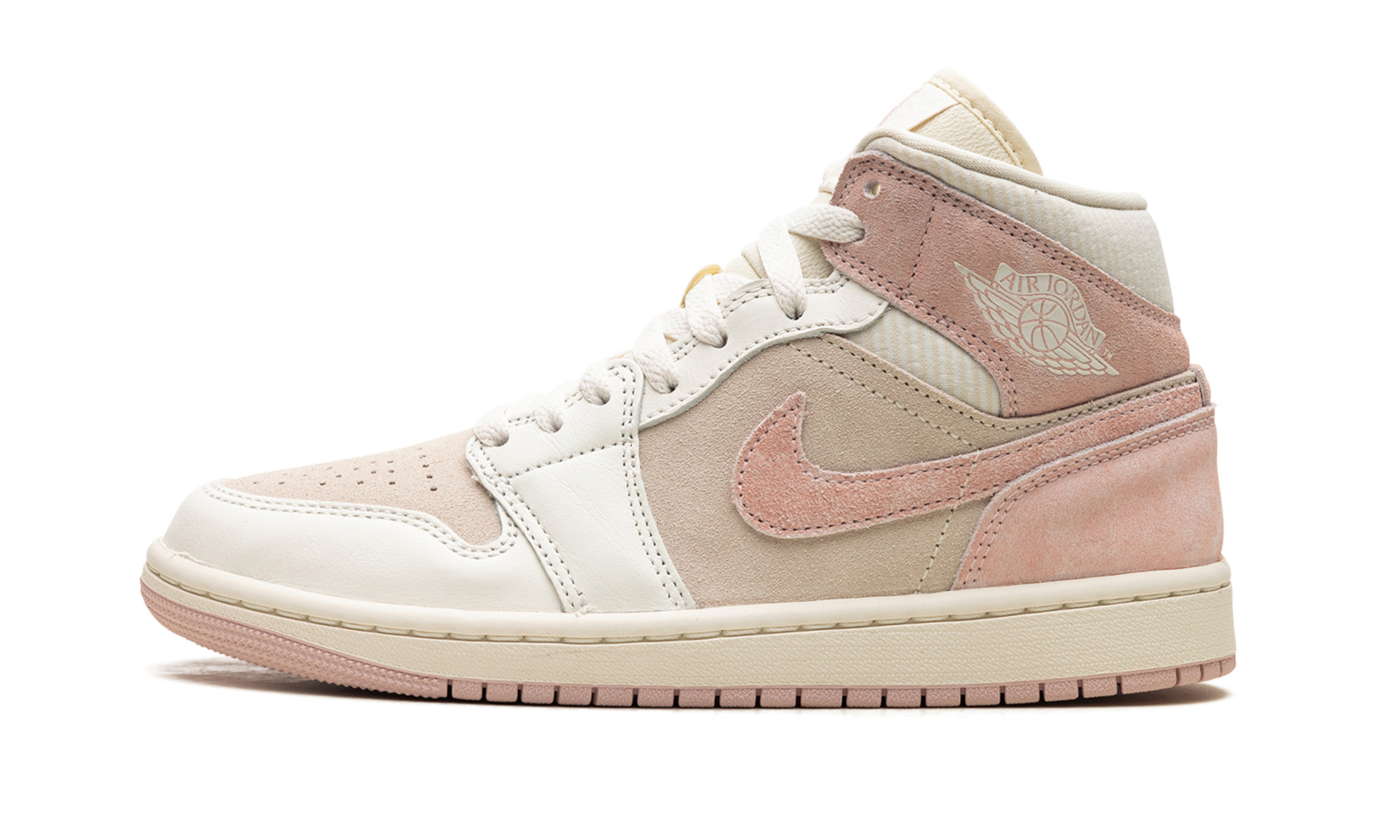 Air Jordan 1 Mid Se Wmns "coconut Milk / Legend Pink" - 1