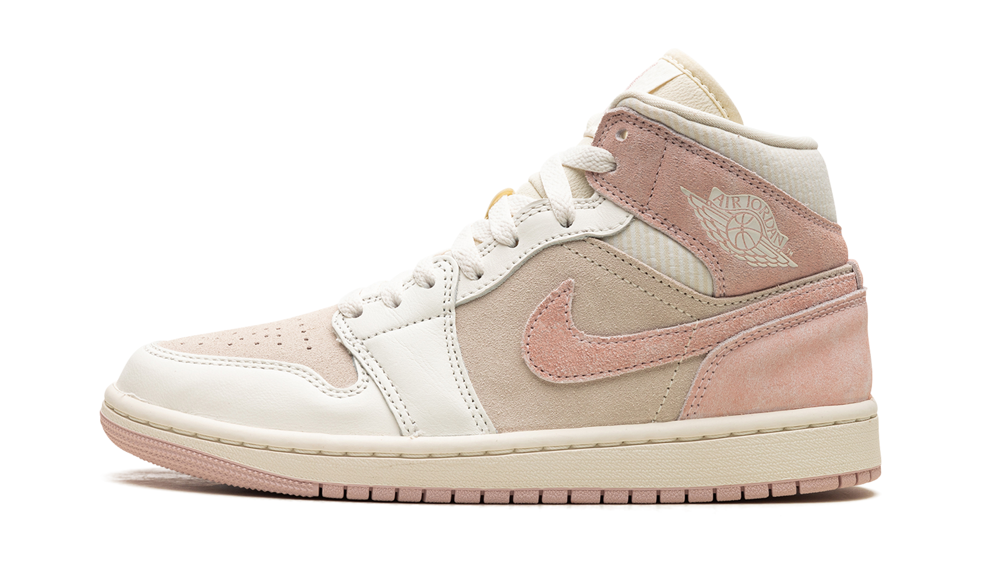 Air Jordan 1 Mid Se Wmns "coconut Milk / Legend Pink" - 1