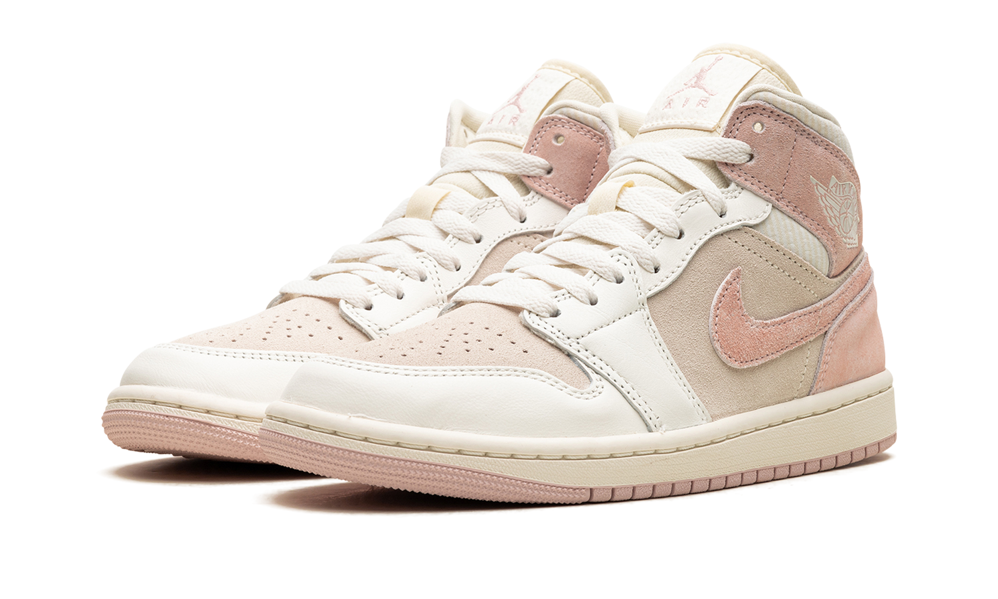 Air Jordan 1 Mid Se Wmns "coconut Milk / Legend Pink" - 2