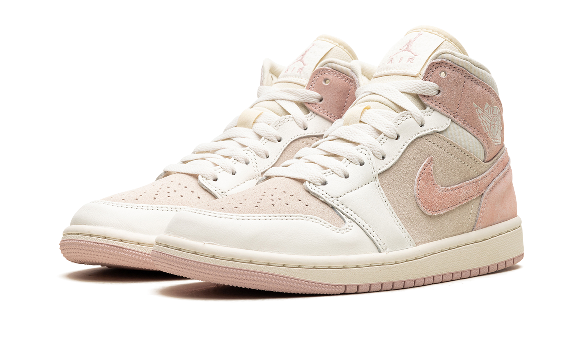 Air Jordan 1 Mid Se Wmns "coconut Milk / Legend Pink" - 2