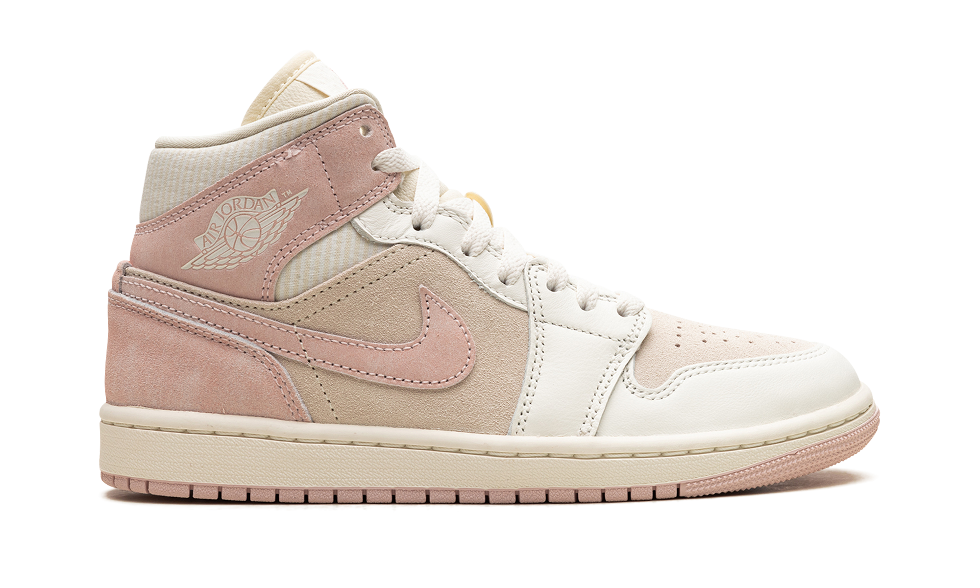 Air Jordan 1 Mid Se Wmns "coconut Milk / Legend Pink" - 6