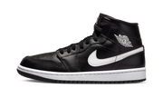 Air Jordan 1 Mid Wmns "black / White" - 1