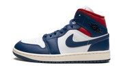 Air Jordan 1 Mid Wmns "blue / Red" - 1