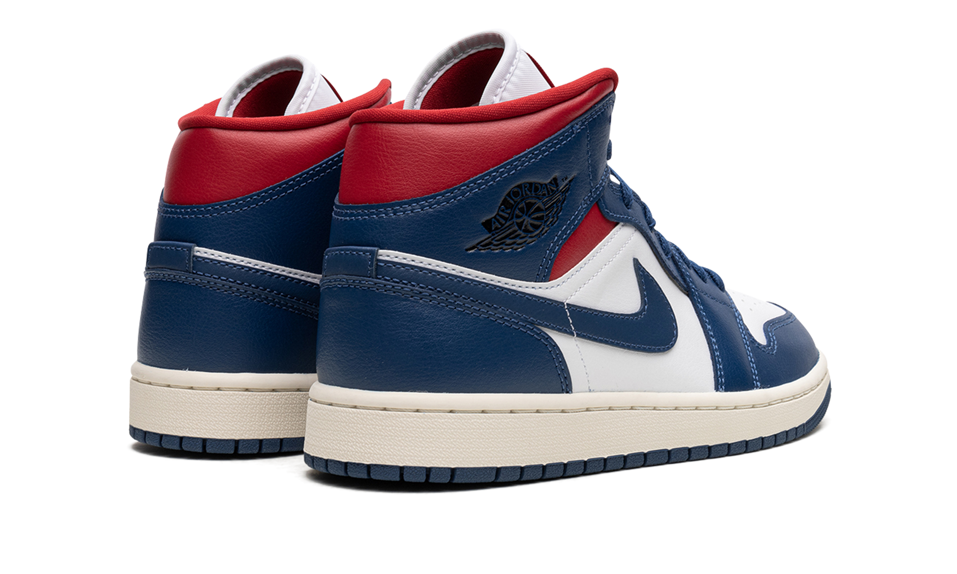 Air Jordan 1 Mid Wmns "blue / Red" - 3