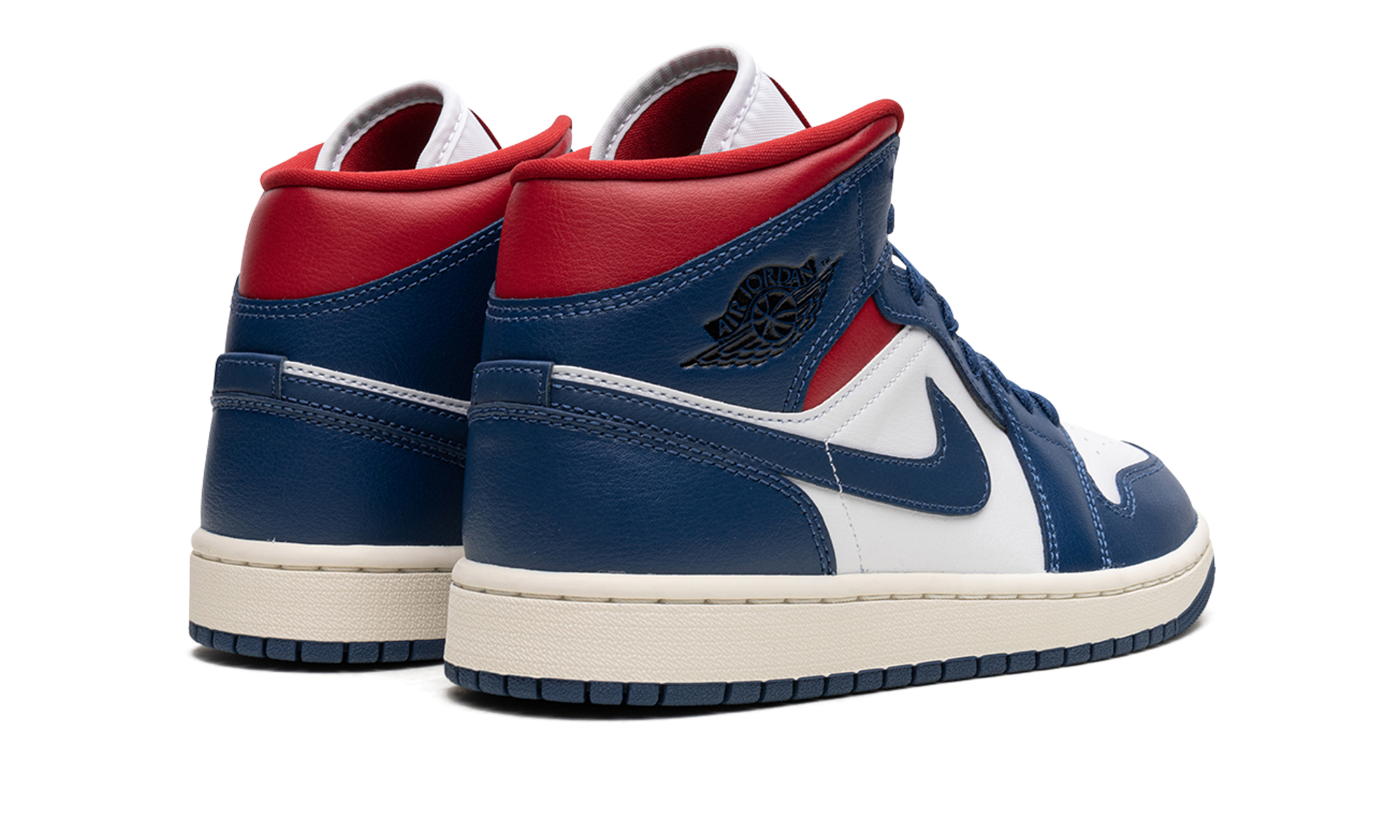 Air Jordan 1 Mid Wmns "blue / Red" - 3