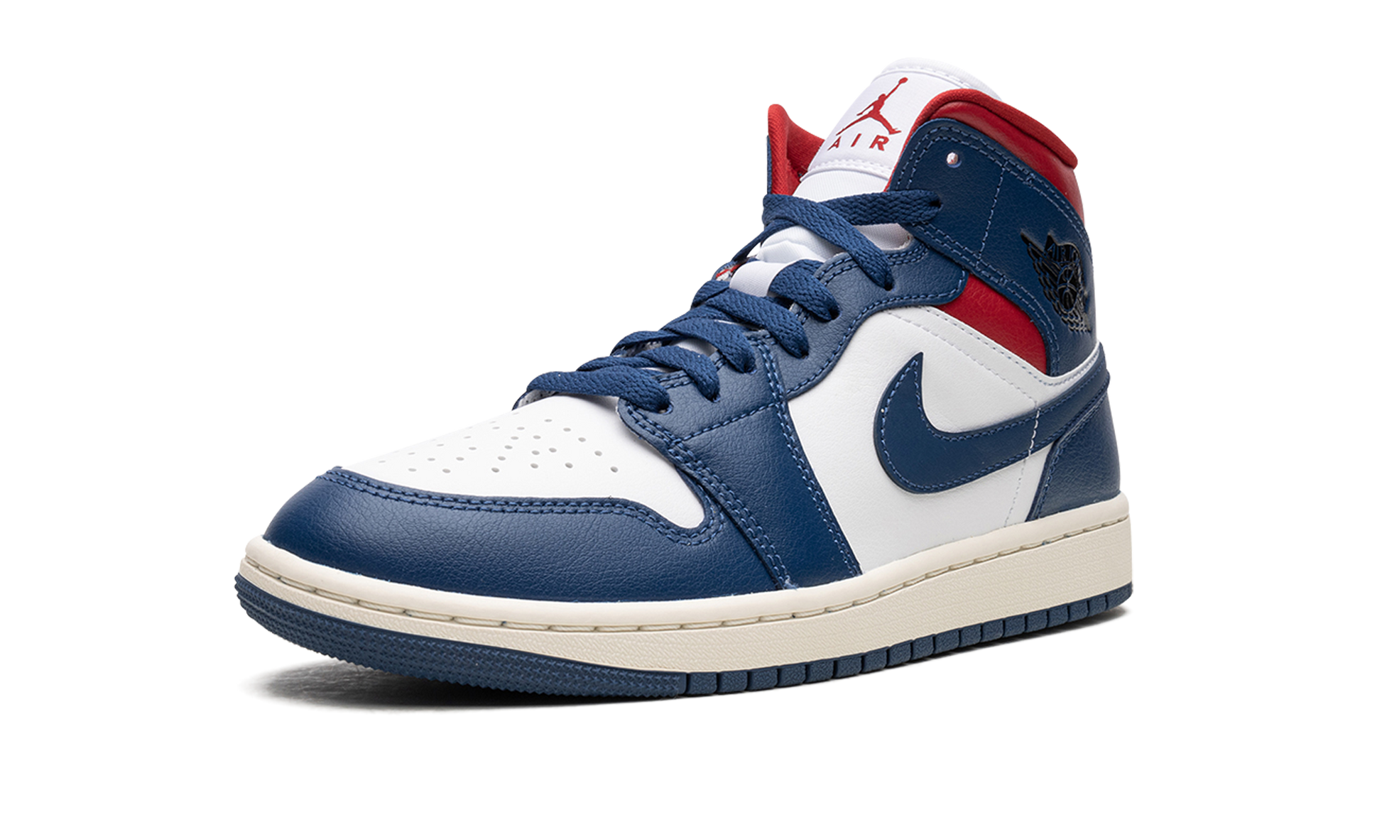 Air Jordan 1 Mid Wmns "blue / Red" - 4