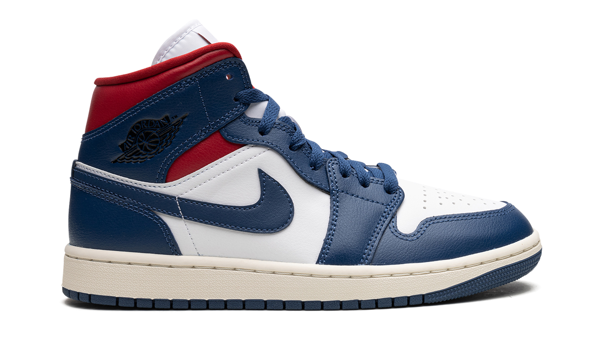 Air Jordan 1 Mid Wmns "blue / Red" - 6