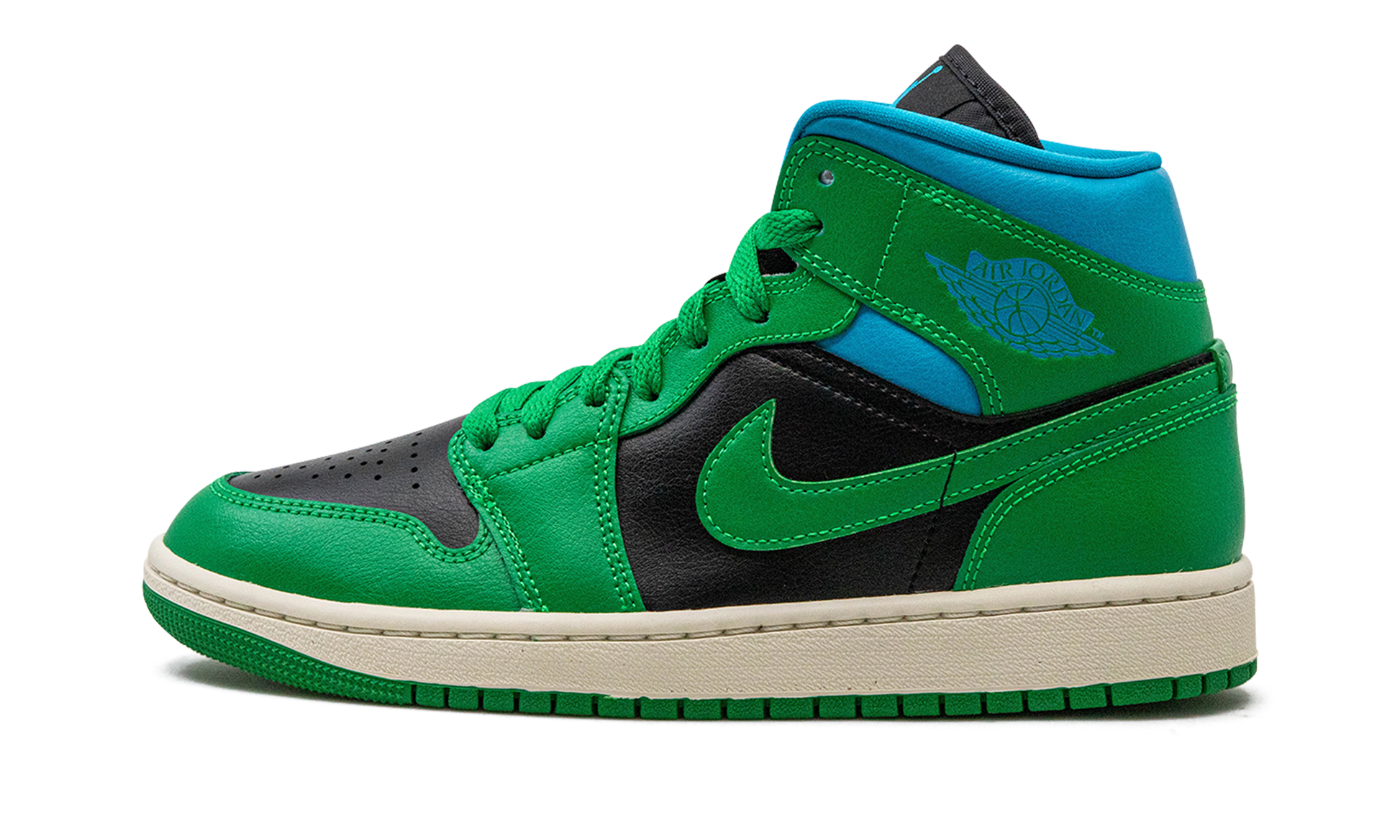 Air Jordan 1 Mid Wmns "lucky Green Aquatone" - 1
