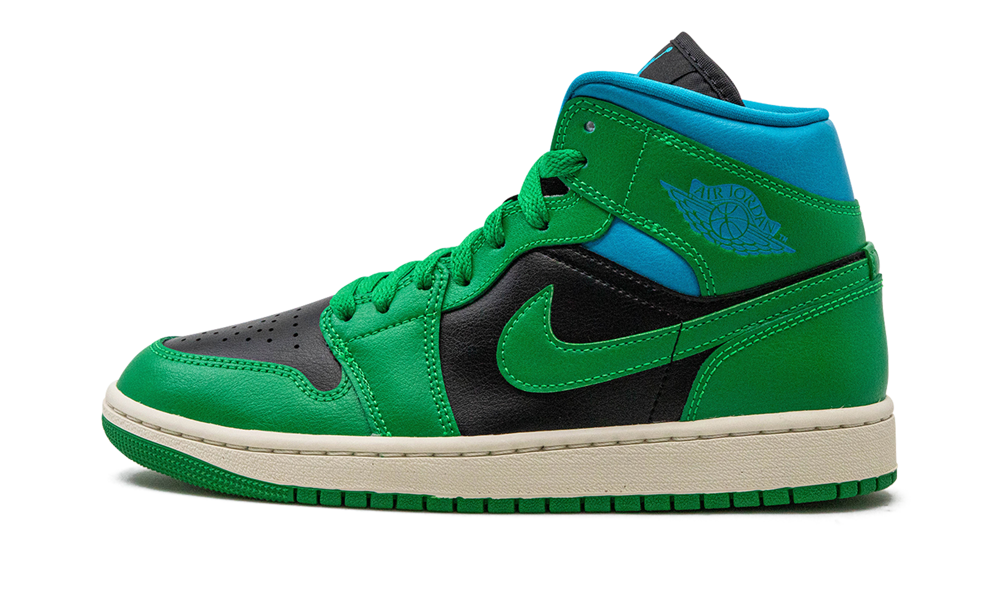Air Jordan 1 Mid Wmns "lucky Green Aquatone" - 1