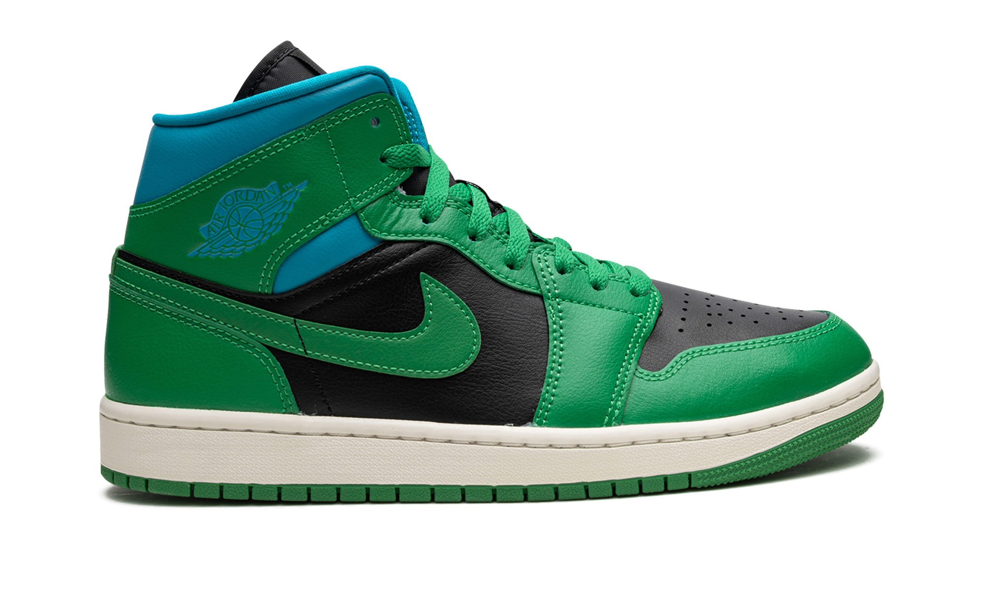 Air Jordan 1 Mid Wmns "lucky Green Aquatone" - 2