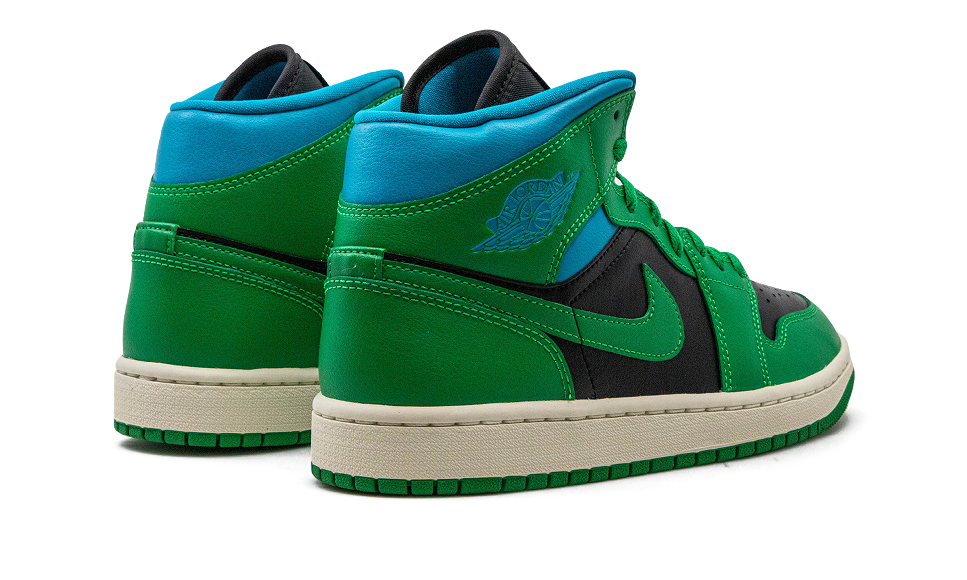 Air Jordan 1 Mid Wmns "lucky Green Aquatone" - 4
