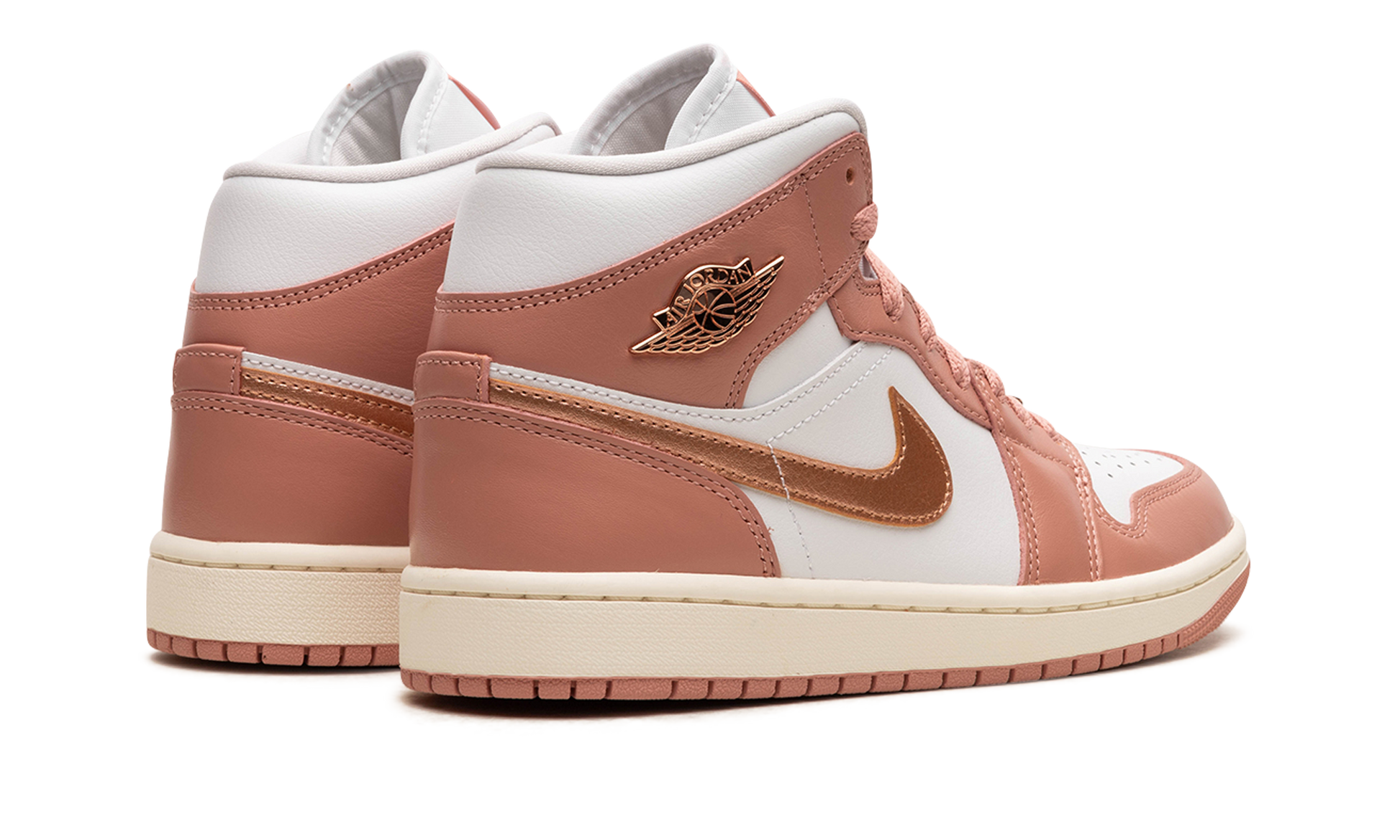 Air Jordan 1 Mid Wmns "red Stardust" - 3