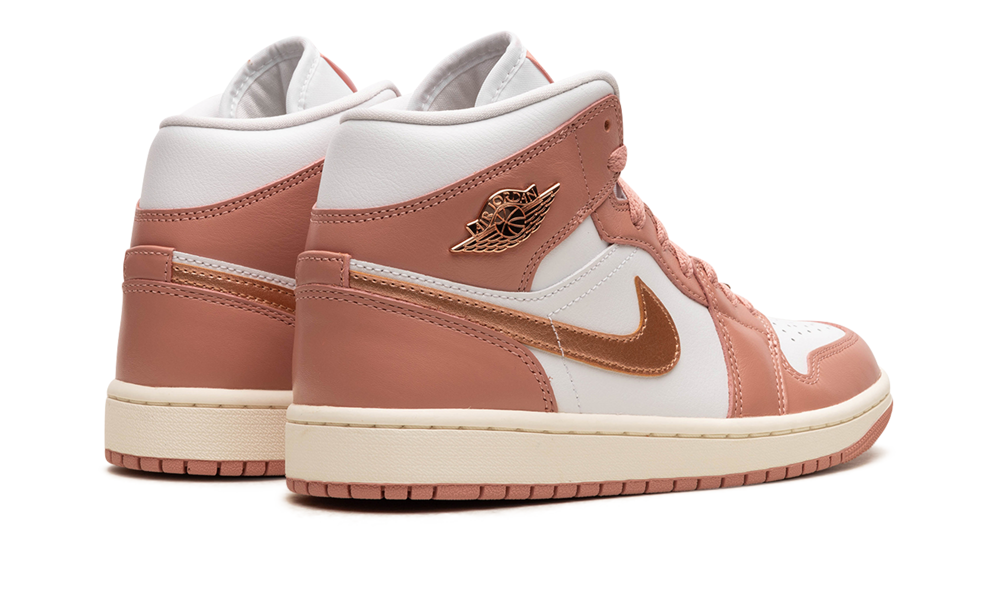Air Jordan 1 Mid Wmns "red Stardust" - 3