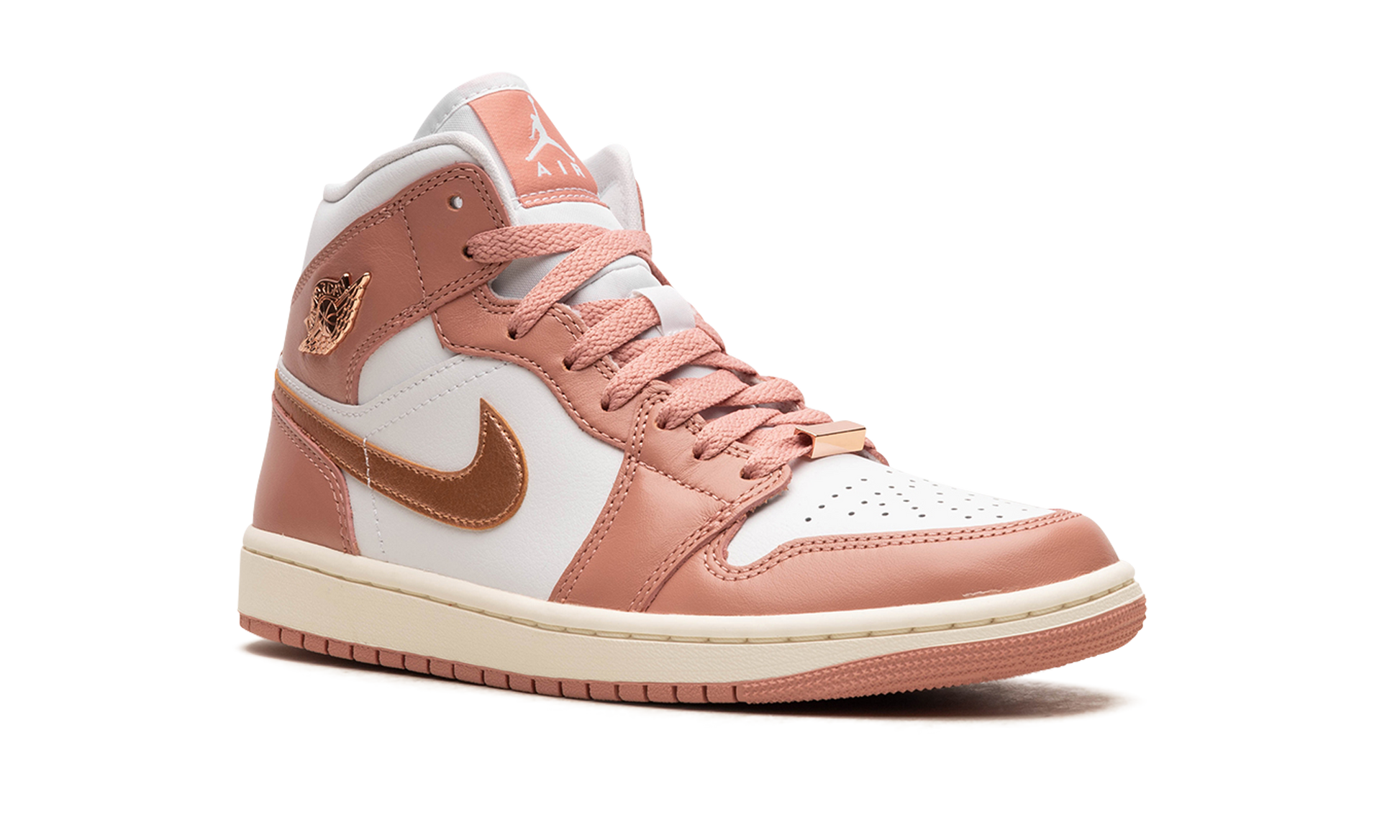 Air Jordan 1 Mid Wmns "red Stardust" - 7