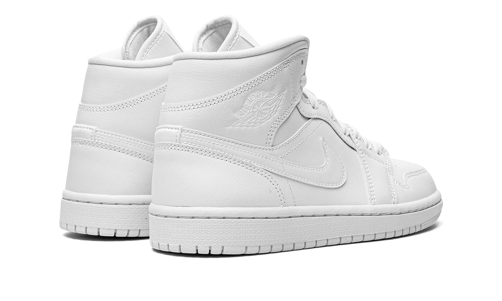 Air Jordan 1 Mid Wmns "triple White 2022" - 3