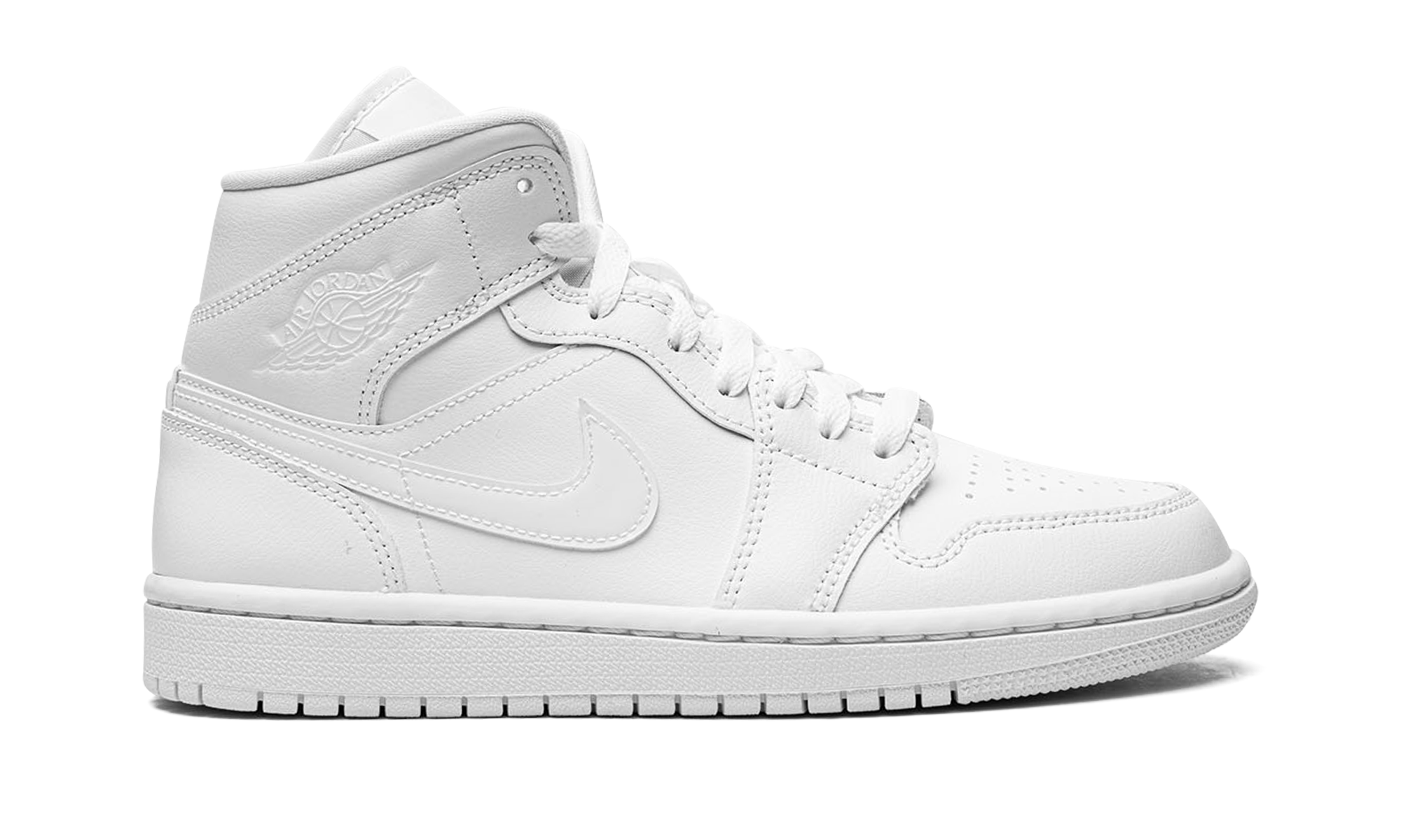 Air Jordan 1 Mid Wmns "triple White 2022" - 6