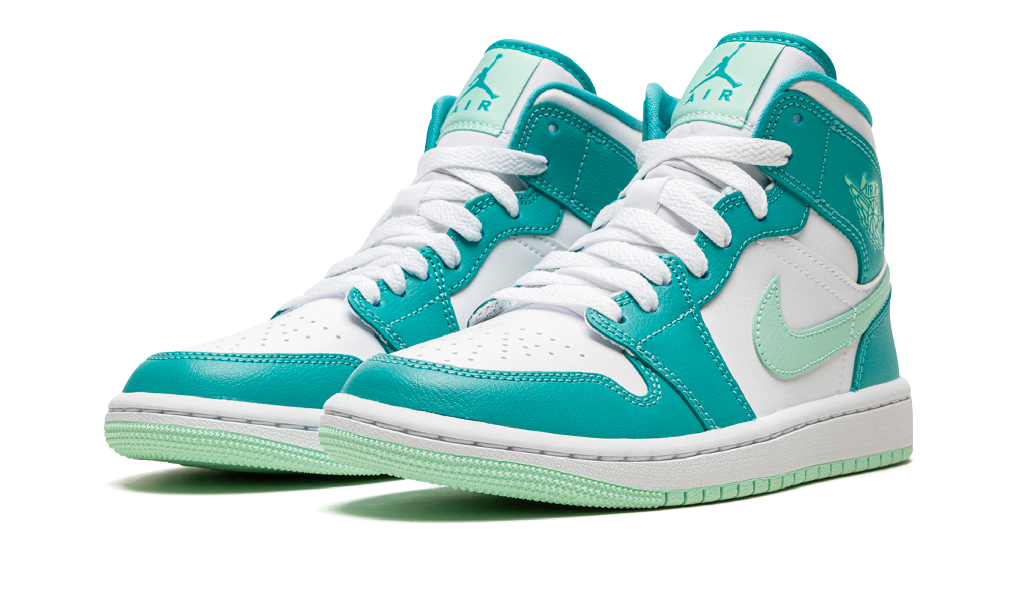 Air Jordan 1 Mid Wmns "washed Teal" - 2