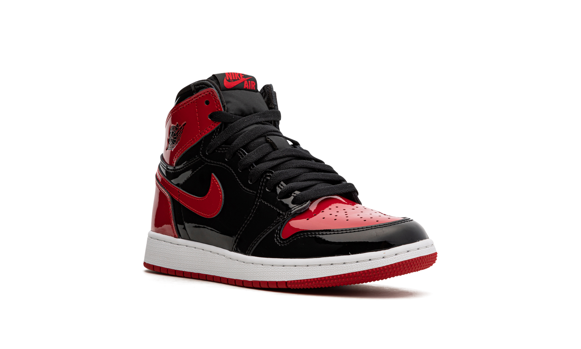 Air Jordan 1 Retro High Og Gs "patent Bred" - 7