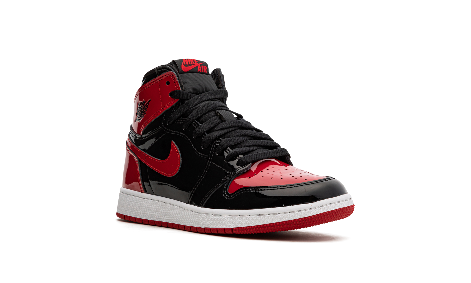 Air Jordan 1 Retro High Og Gs "patent Bred" - 7