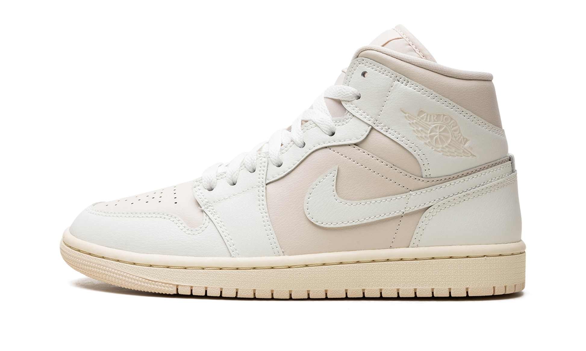 Air Jordan 1 Wmns "white / Light Tan" - 1