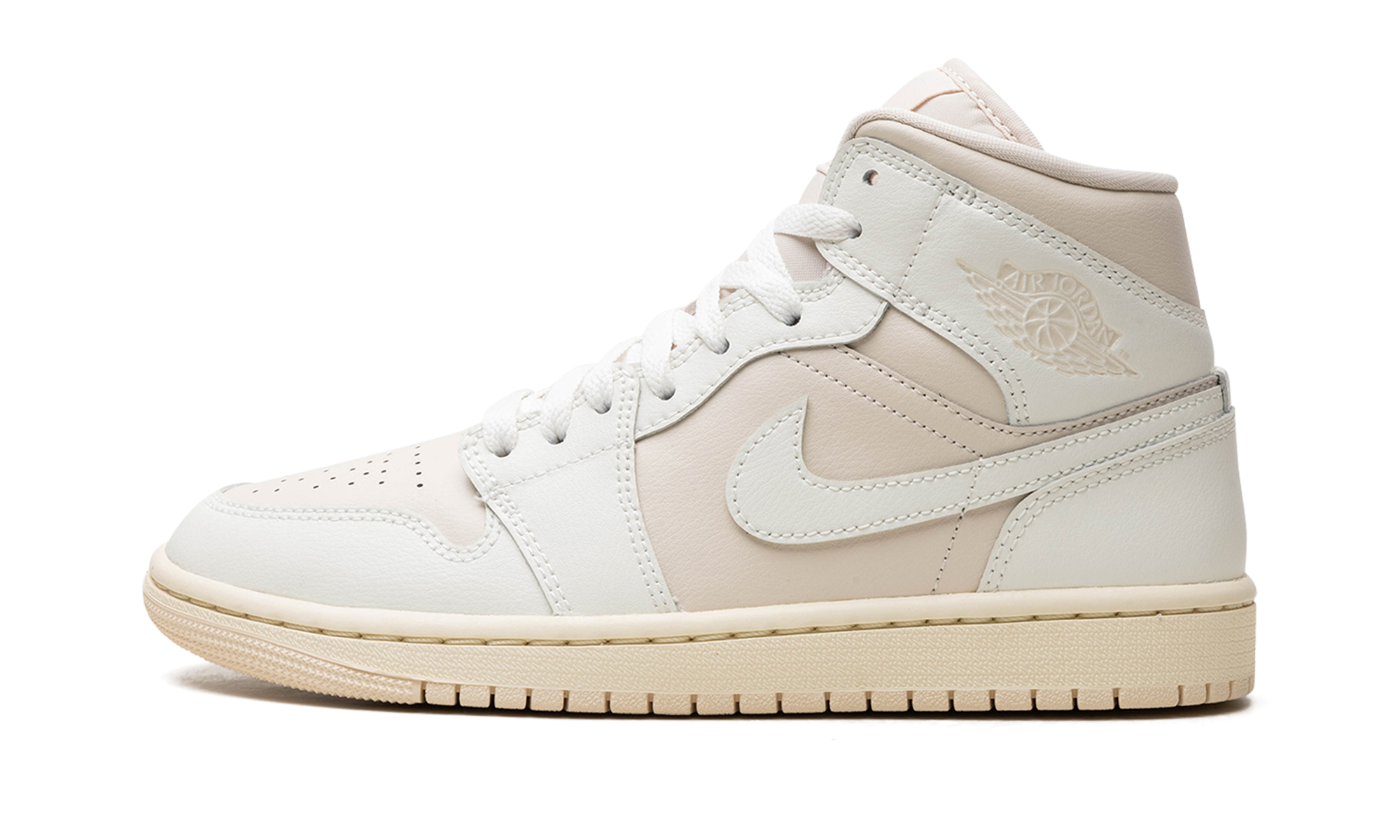Air Jordan 1 Wmns "white / Light Tan" - 1