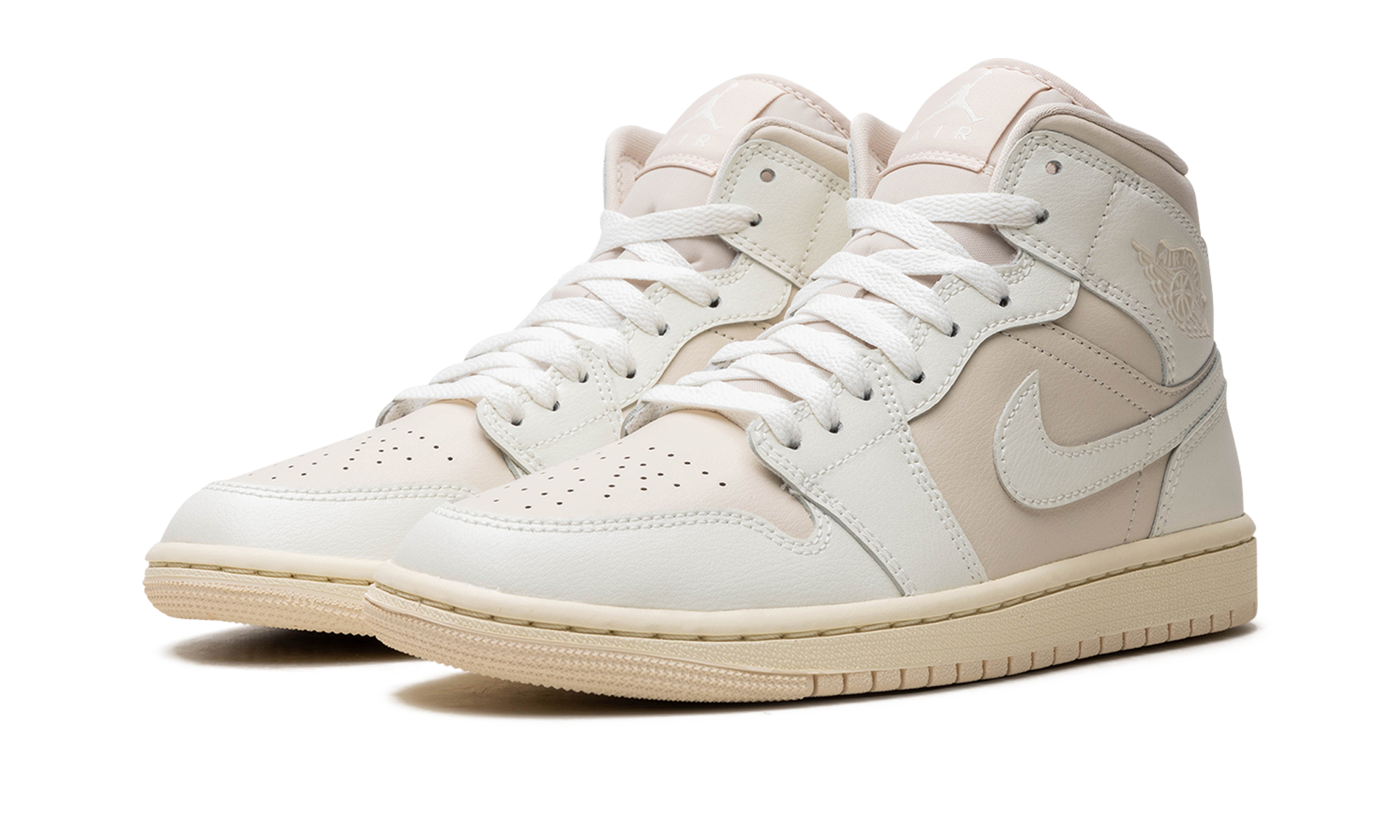 Air Jordan 1 Wmns "white / Light Tan" - 2