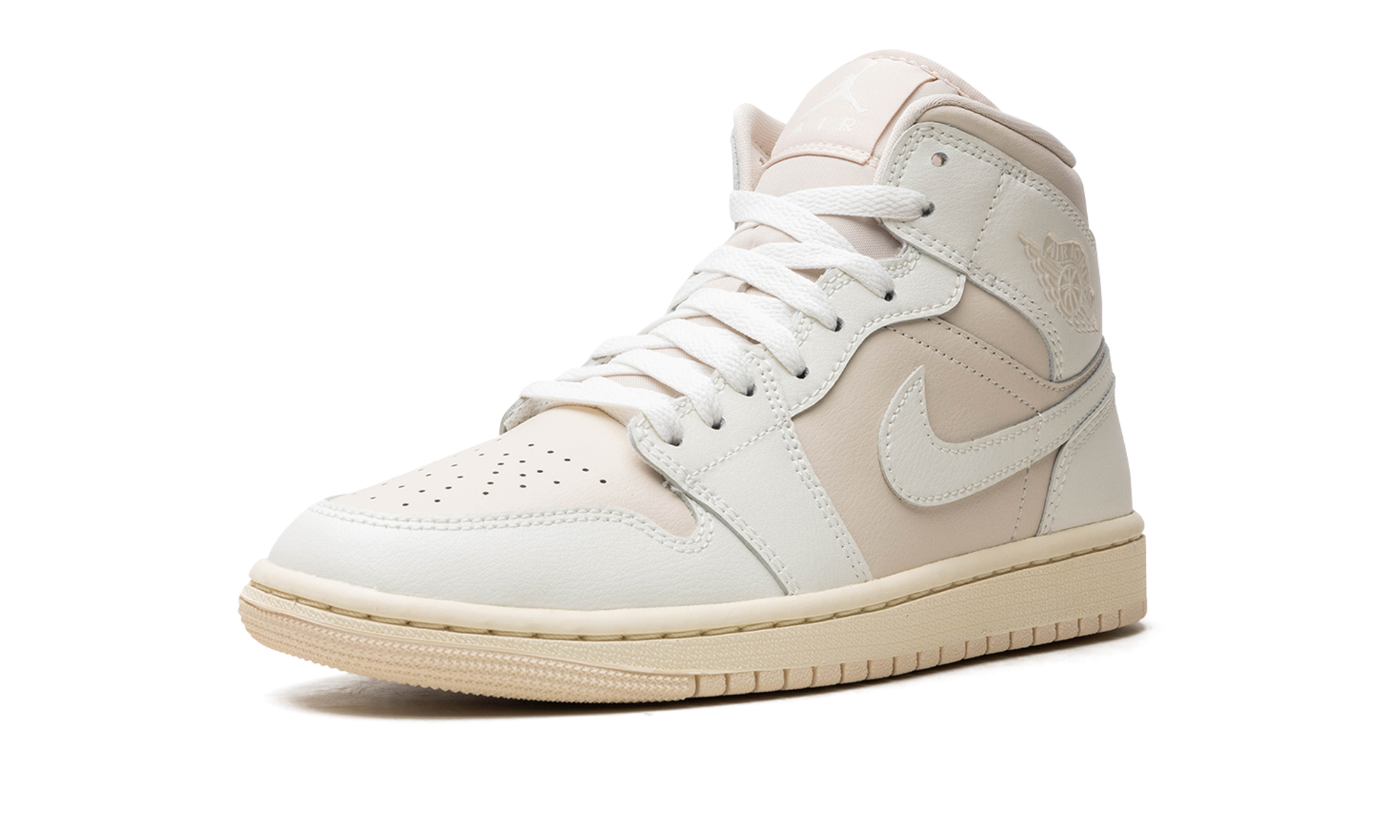 Air Jordan 1 Wmns "white / Light Tan" - 4