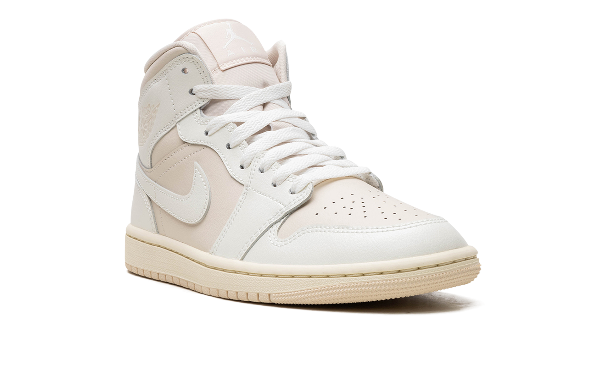 Air Jordan 1 Wmns "white / Light Tan" - 7