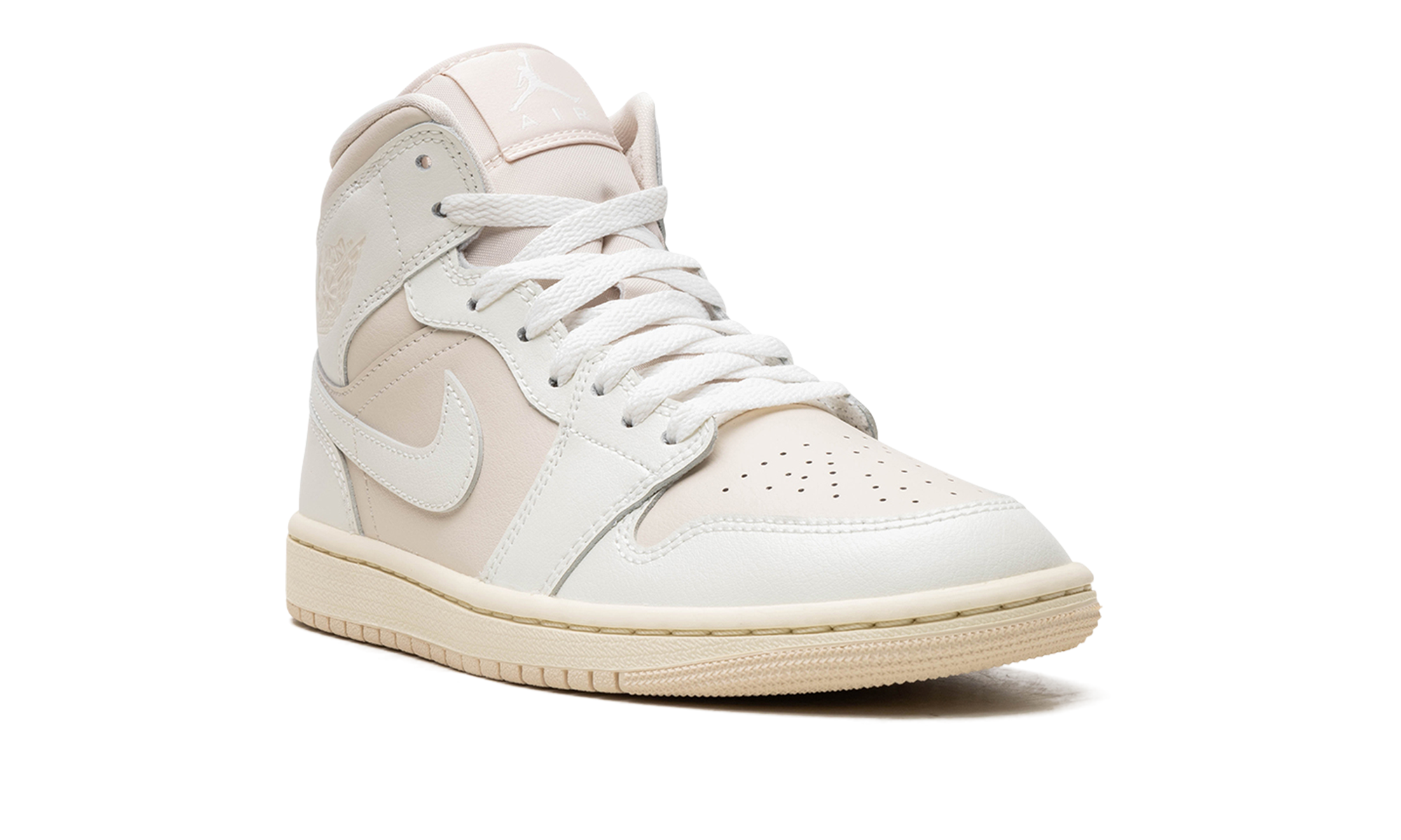 Air Jordan 1 Wmns "white / Light Tan" - 7