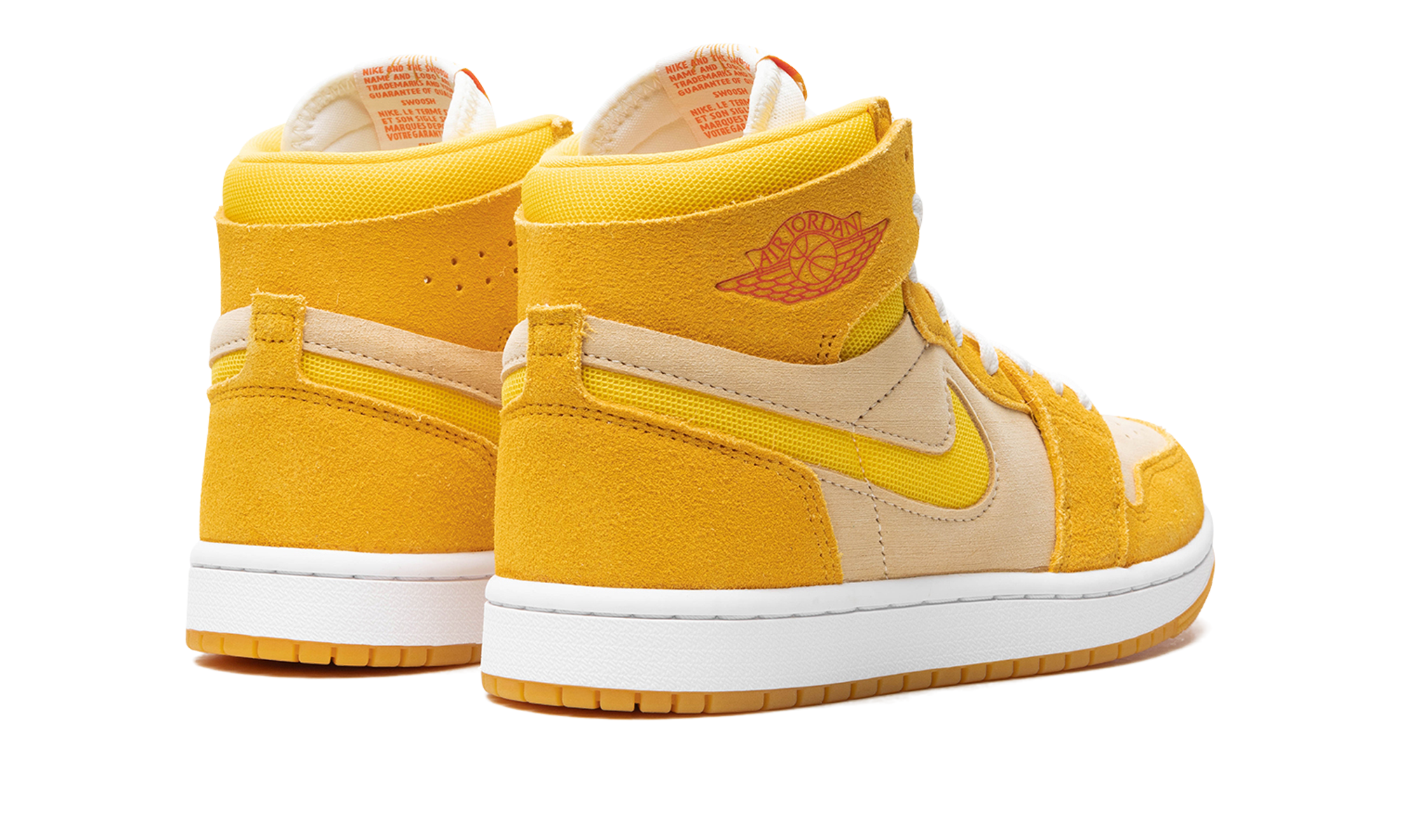Air Jordan 1 Zoom Air Cmft 2 Wmns "yellow Ochre/tour Yellow-pale Vanilla-safety" - 3