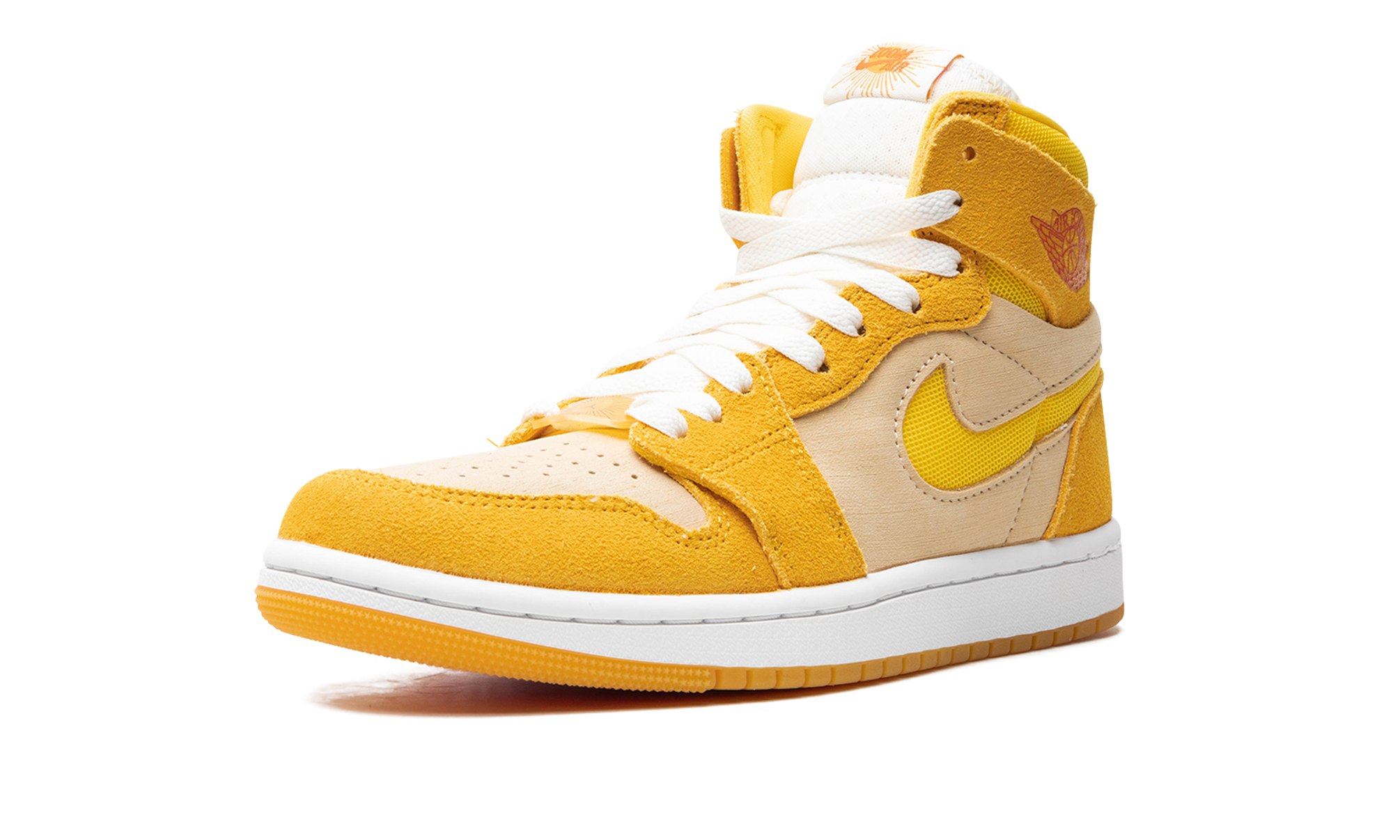 Air Jordan 1 Zoom Air Cmft 2 Wmns "yellow Ochre/tour Yellow-pale Vanilla-safety" - 4