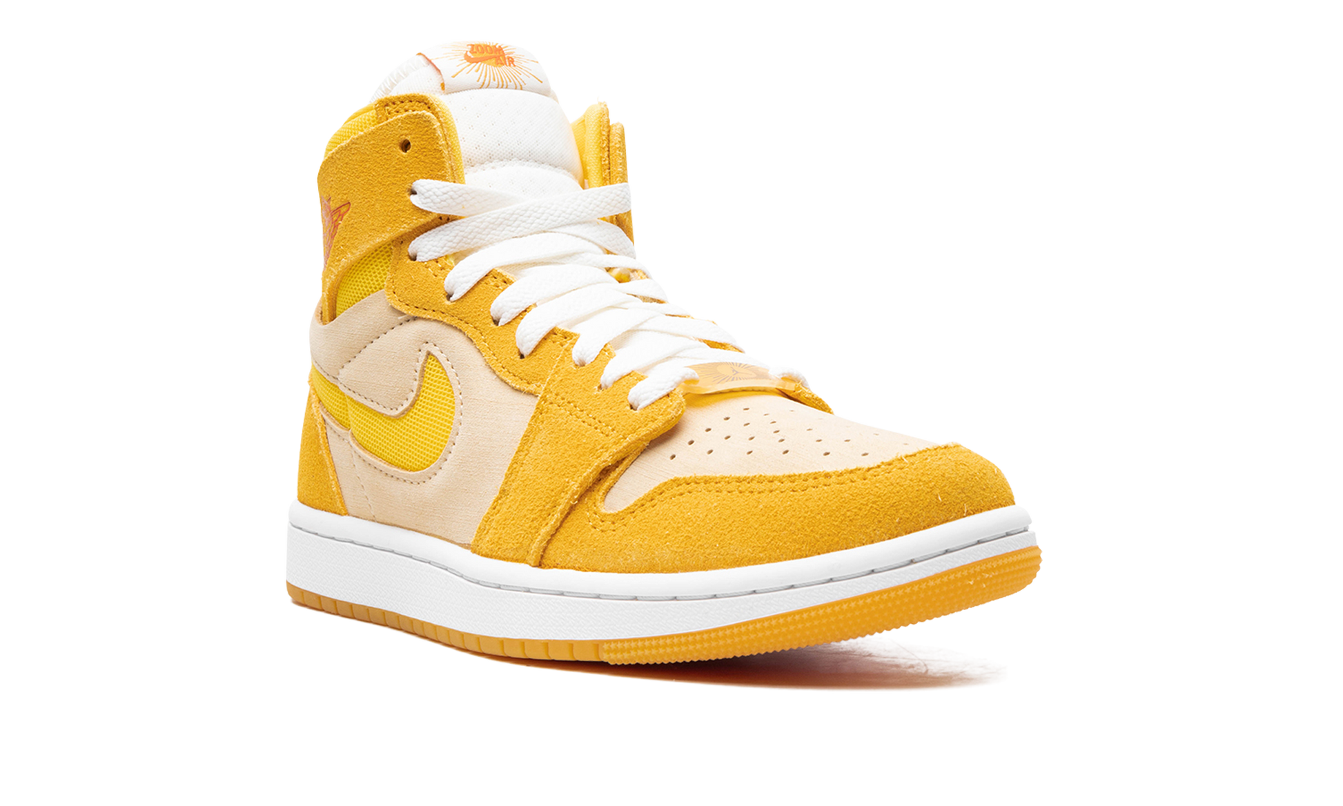 Air Jordan 1 Zoom Air Cmft 2 Wmns "yellow Ochre/tour Yellow-pale Vanilla-safety" - 7