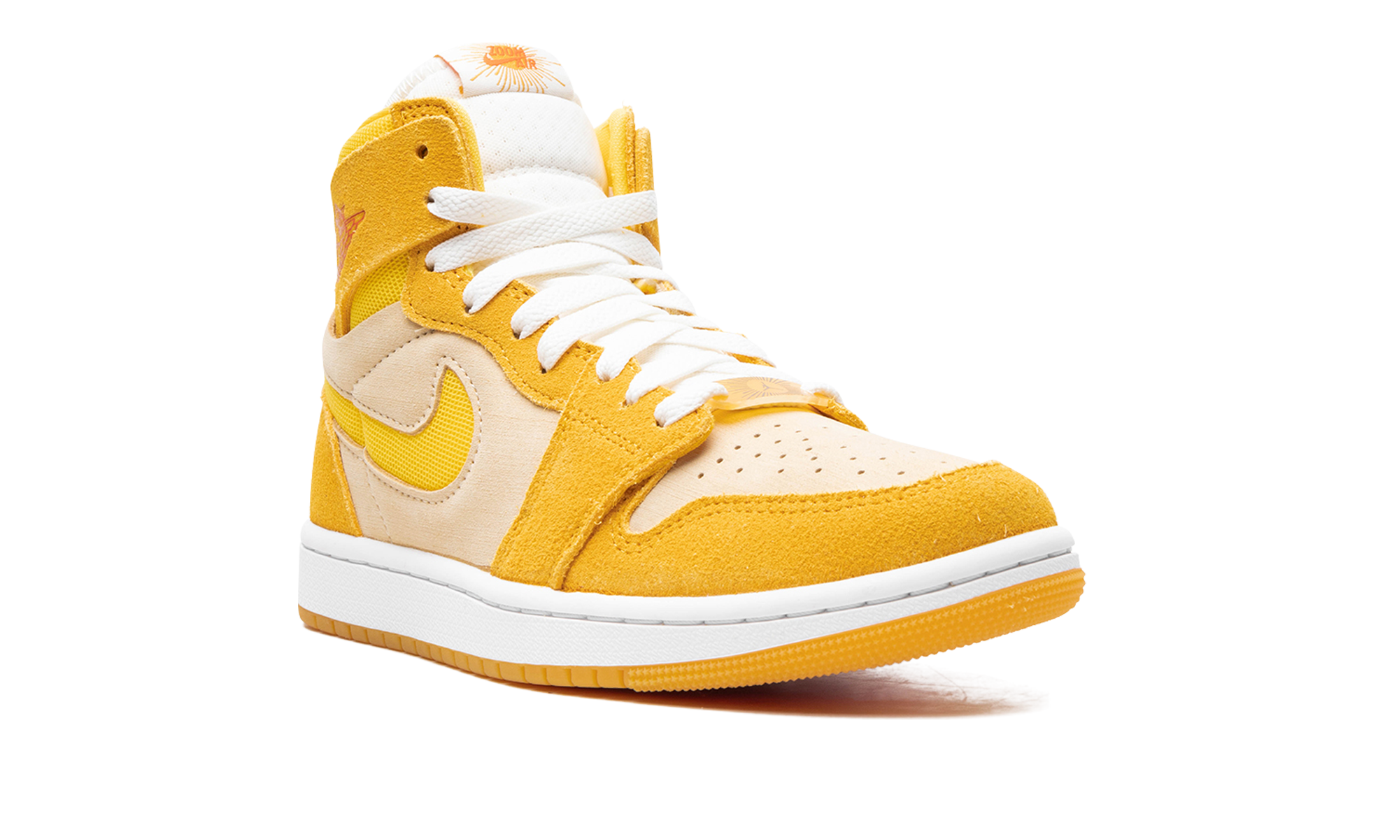 Air Jordan 1 Zoom Air Cmft 2 Wmns "yellow Ochre/tour Yellow-pale Vanilla-safety" - 7
