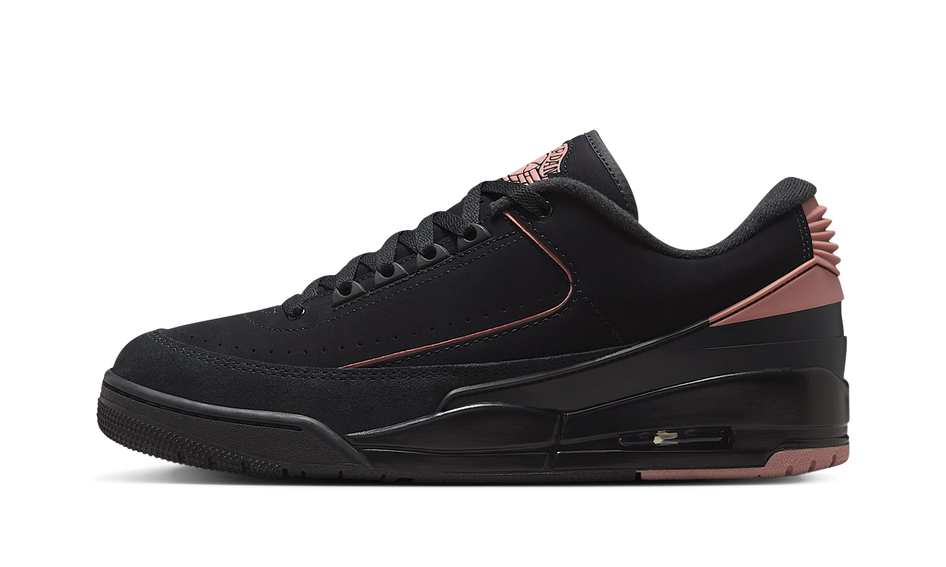 Air Jordan 2 Low "black Rust Pink" - 1