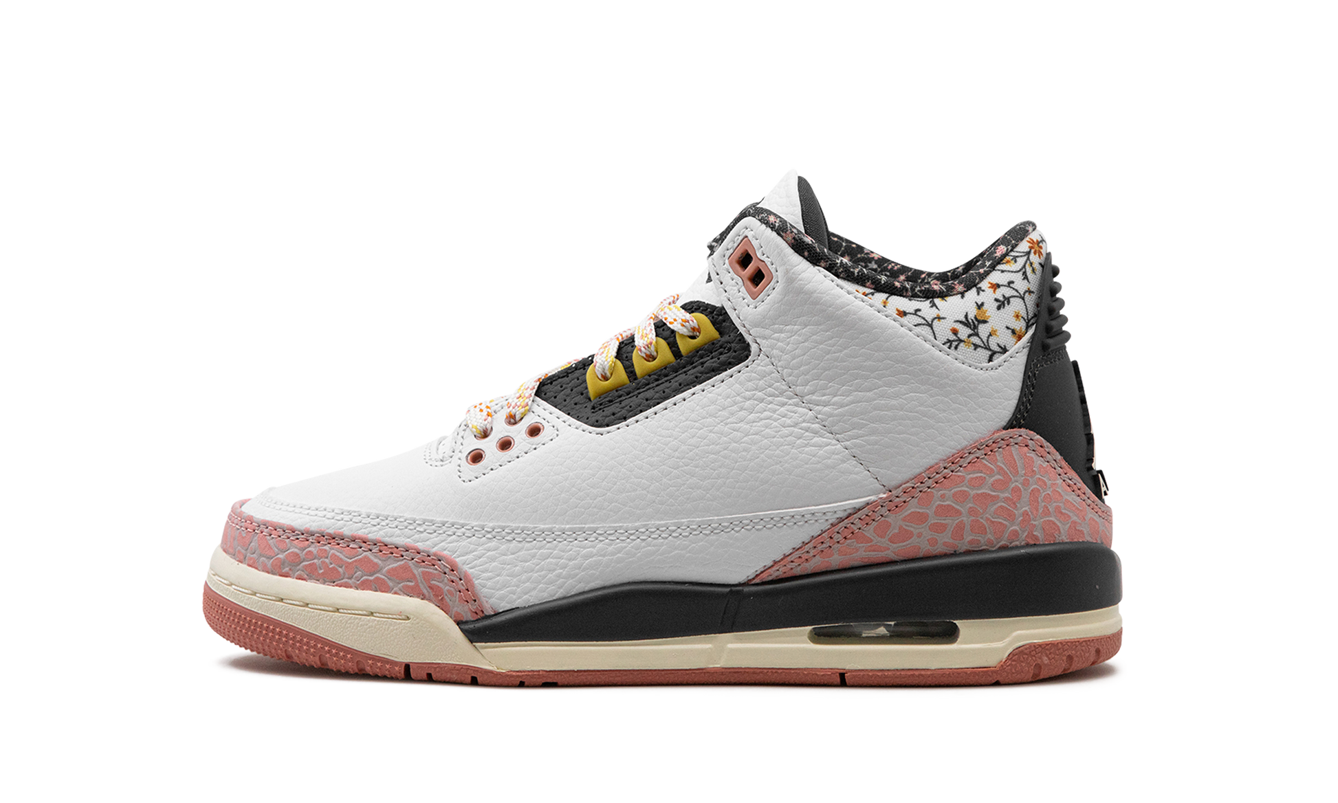 Air Jordan 3 Gs "white/red Stardust" - 1