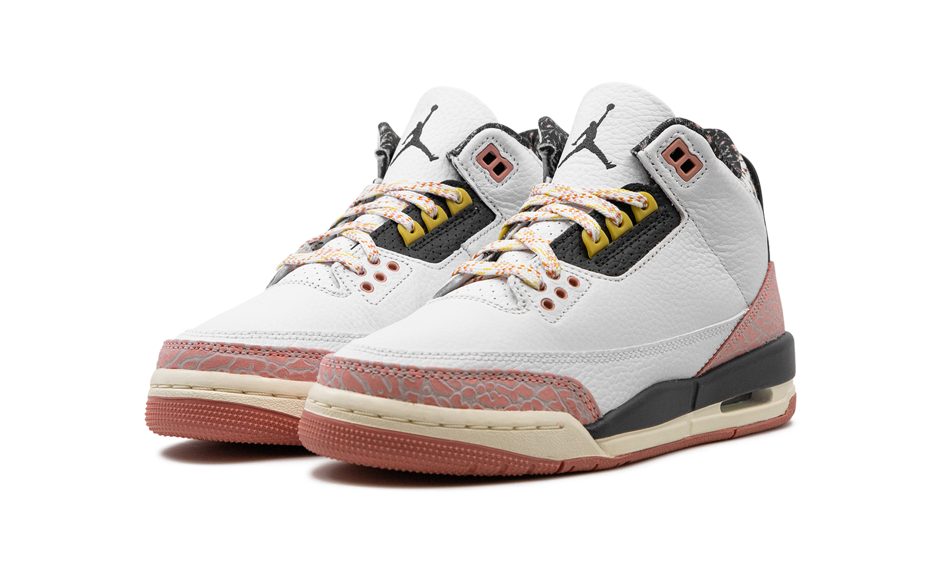 Air Jordan 3 Gs "white/red Stardust" - 2