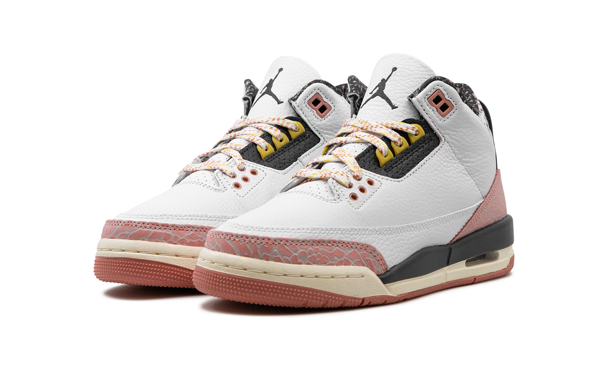 Air Jordan 3 Gs "white/red Stardust" - 2
