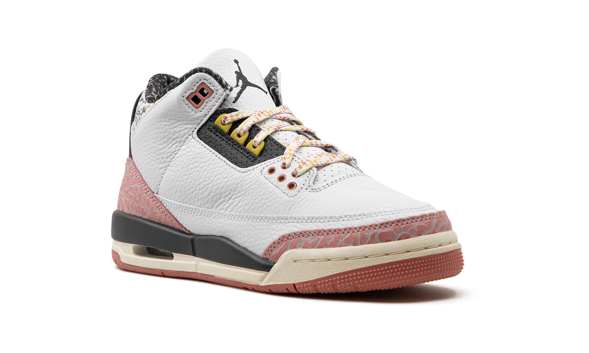 Air Jordan 3 Gs "white/red Stardust" - 7