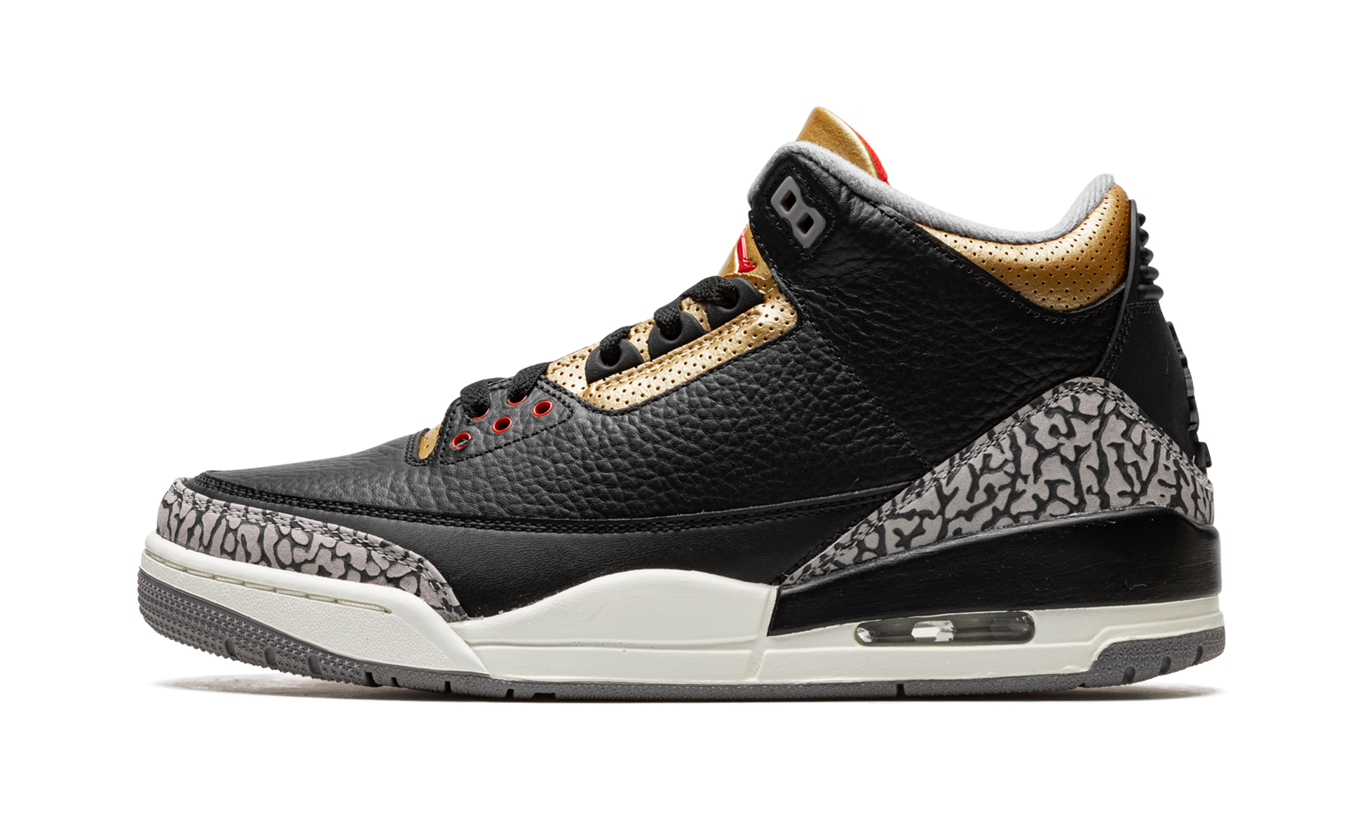 Air Jordan 3 Wmns "black Cement Gold" - 1