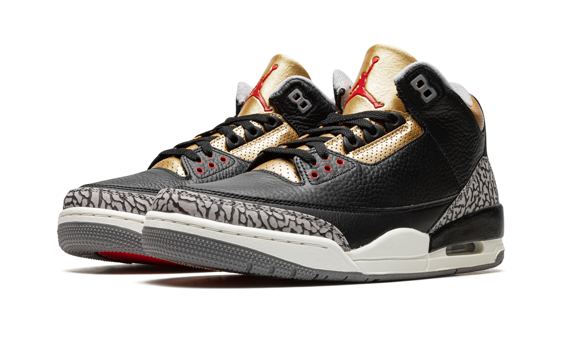 Air Jordan 3 Wmns "black Cement Gold" - 2