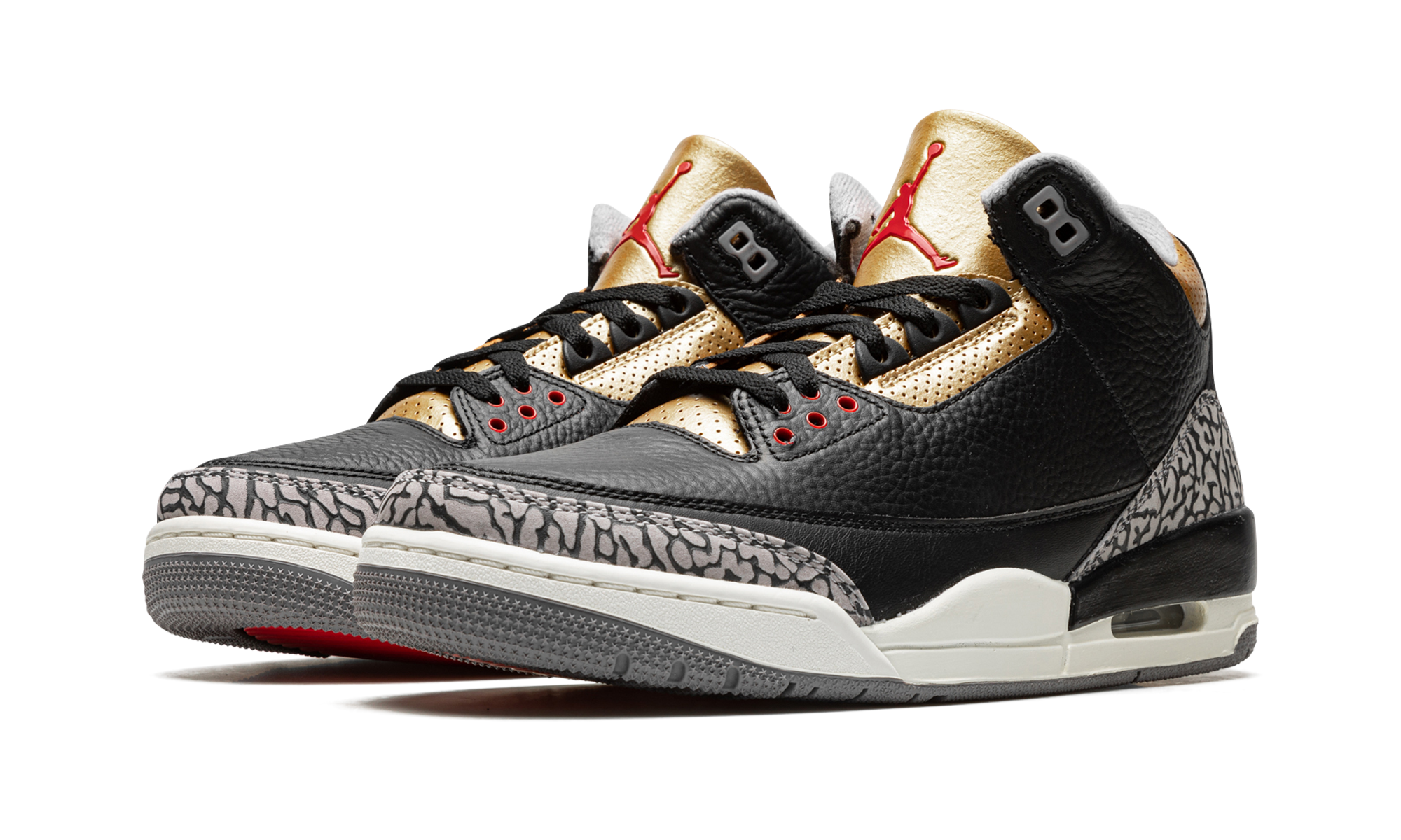 Air Jordan 3 Wmns "black Cement Gold" - 2